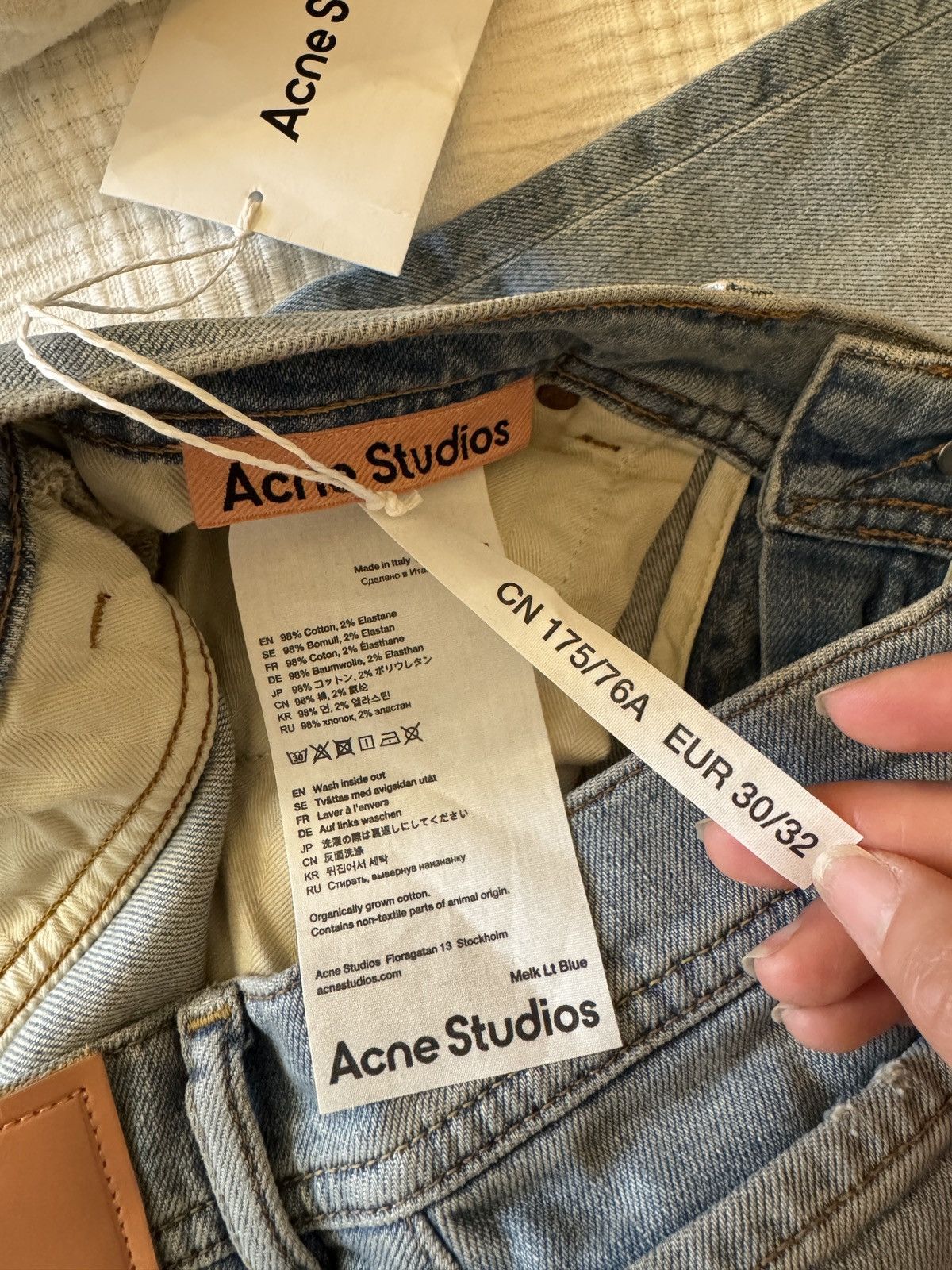 Acne Studios Acne Studios Melk Lt Blue Jeans – Size 30/32 – Brand New Size 30" / US 8 / IT 44 - 15 Thumbnail