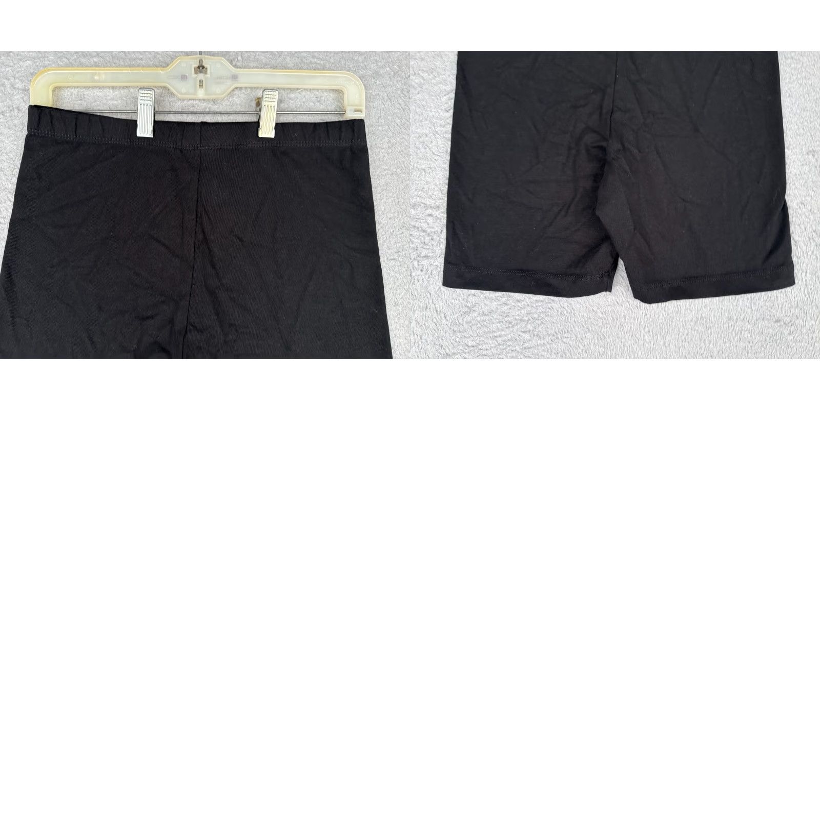 Vintage Cheetah Shorts Womens Medium Black Workout Gym Cotton Spandex Blend Size 32" / US 10 / IT 46 - 9 Thumbnail