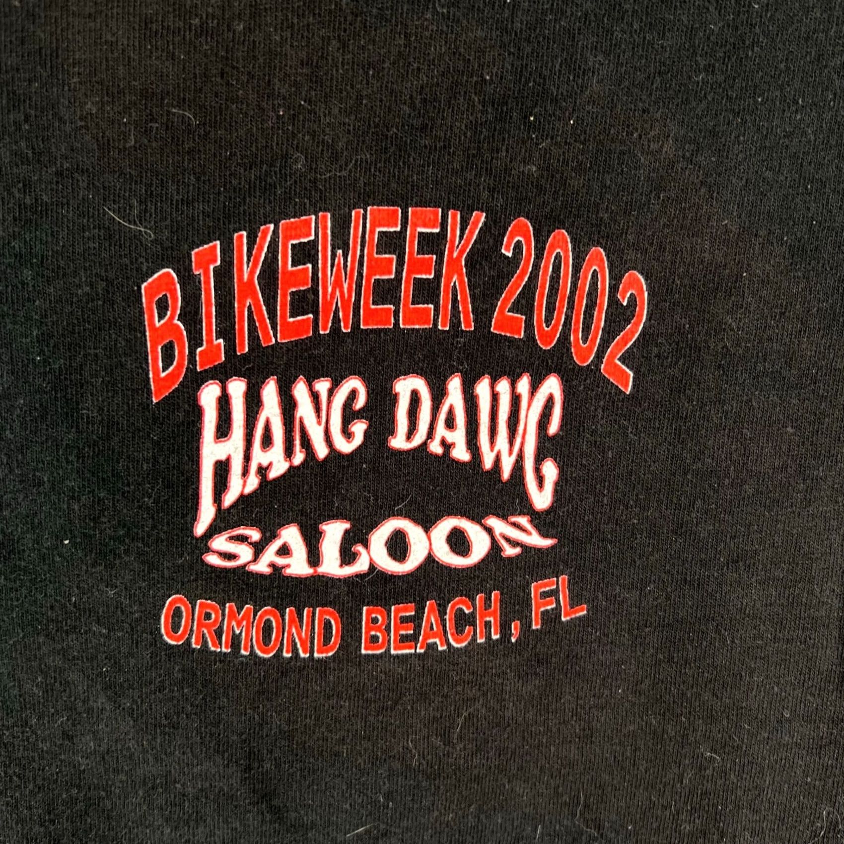 Delta Hang Dawg Biker Saloon T Shirt Mens Size M Black Ormond Beach FL Size US M / EU 48-50 / 2 - 3 Thumbnail