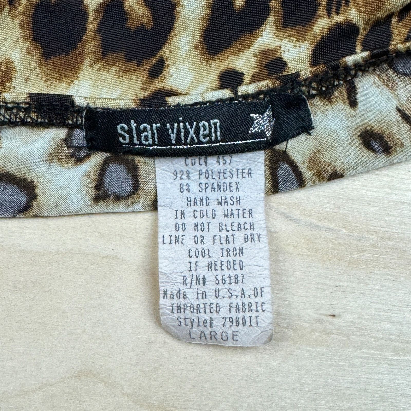 Vintage Vintage 1990s Leopard Print Sleeveless Slipdress Size S / US 4 / IT 40 - 4 Thumbnail