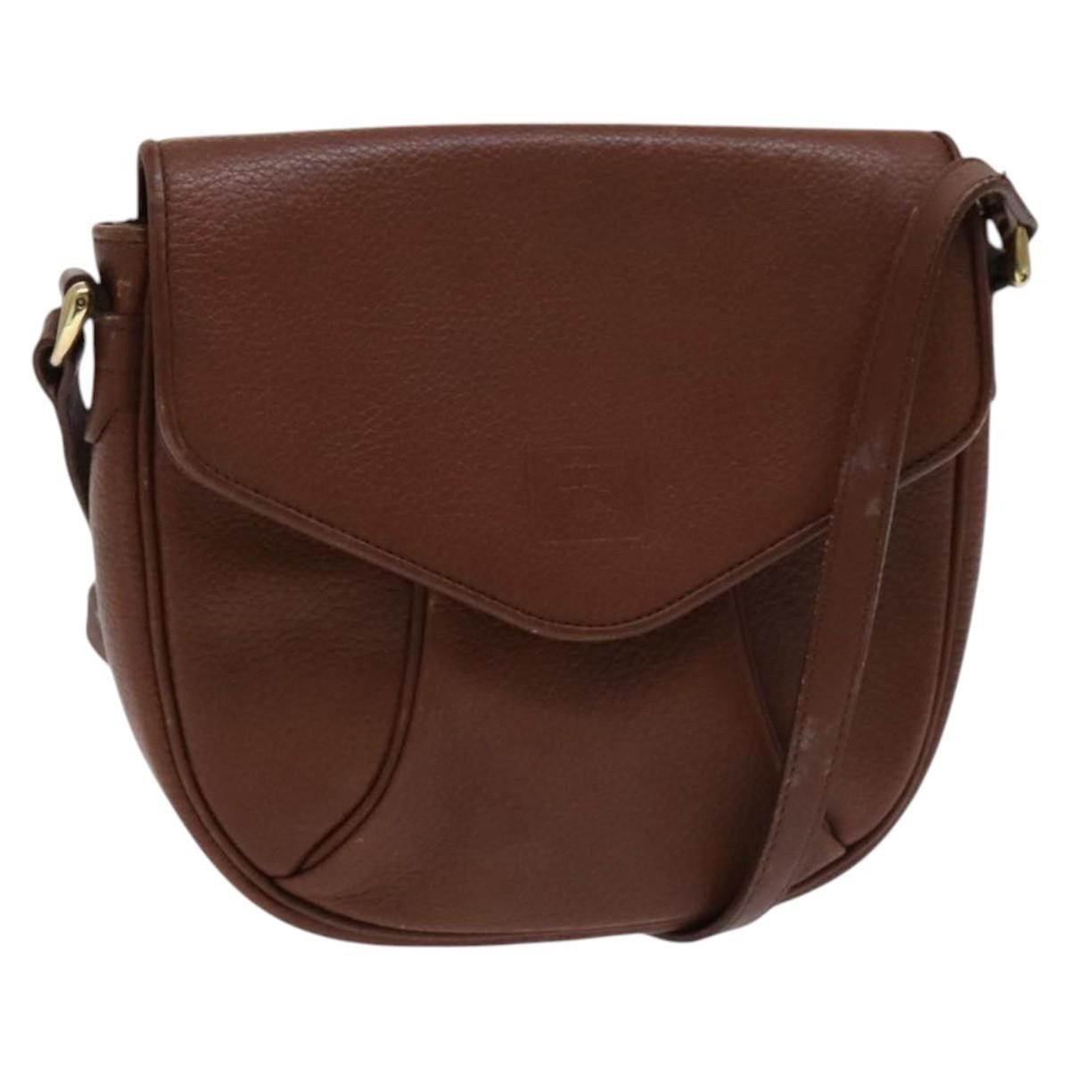 Burberry Burberry Flap Shoulder Bag Leather Size ONE SIZE - 1 Thumbnail