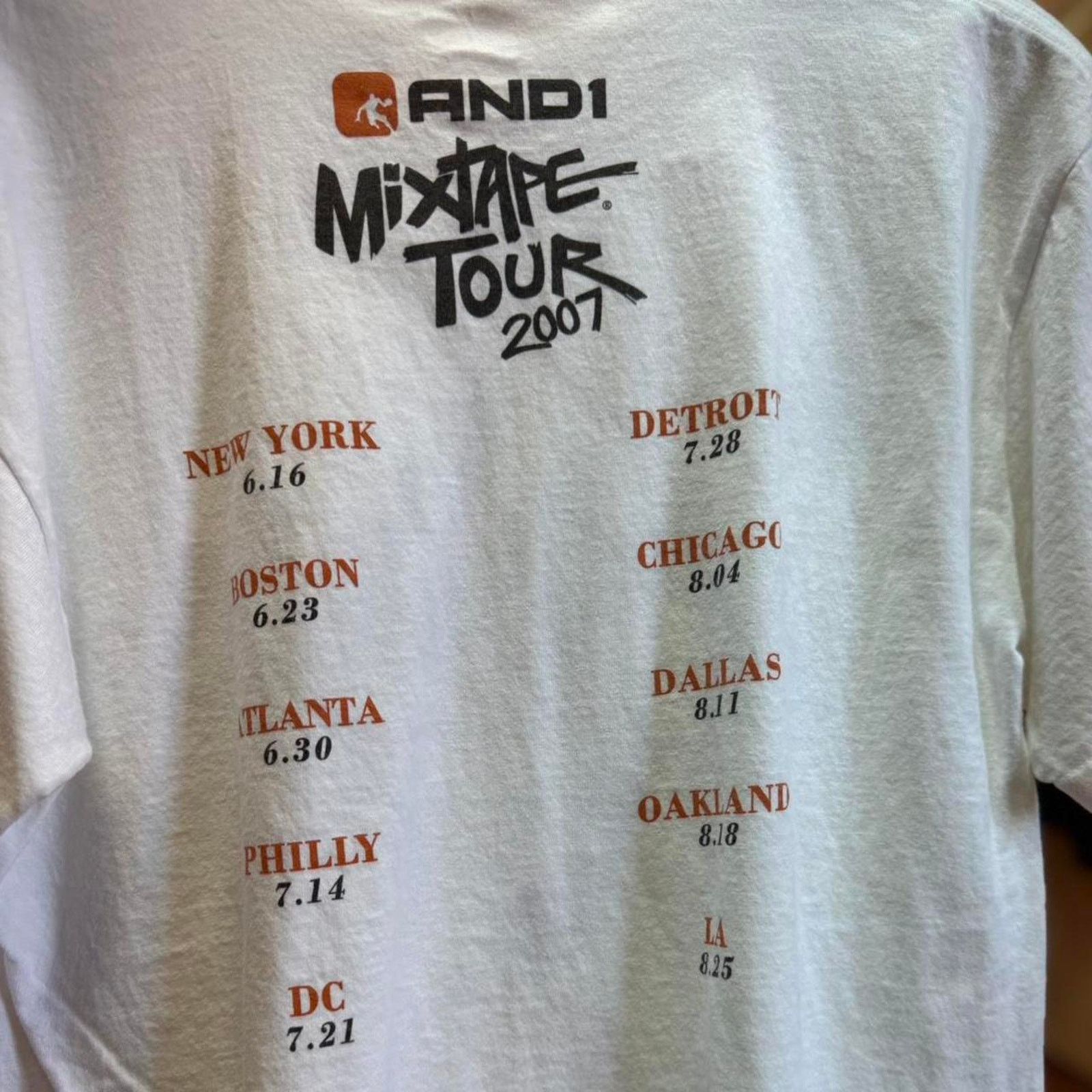 Band Tees Vintage Y2K And1 Mixtape Tour 2007 Rap Music Band T-Shirt Size US M / EU 48-50 / 2 - 8 Thumbnail