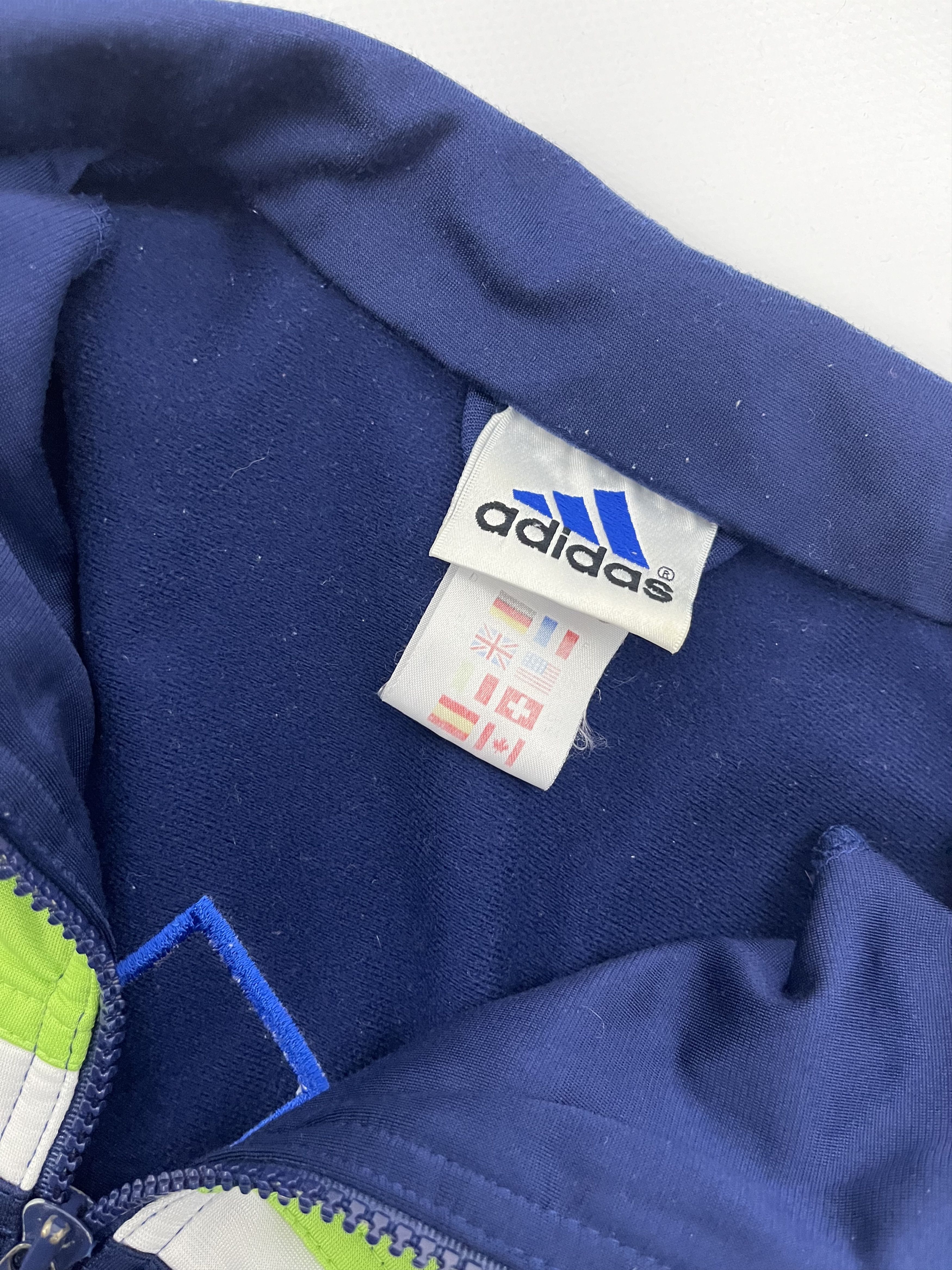 Adidas Vintage Adidas Track Top Size Small Full Zip 90s Size US S / EU 44-46 / 1 - 3 Thumbnail