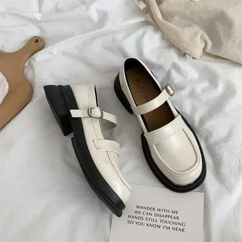 Designer × Japanese Brand × Vintage Retro Japanese Mary Jane British style small leather shoes Size US 7.5 / IT 37.5 - 3 Thumbnail