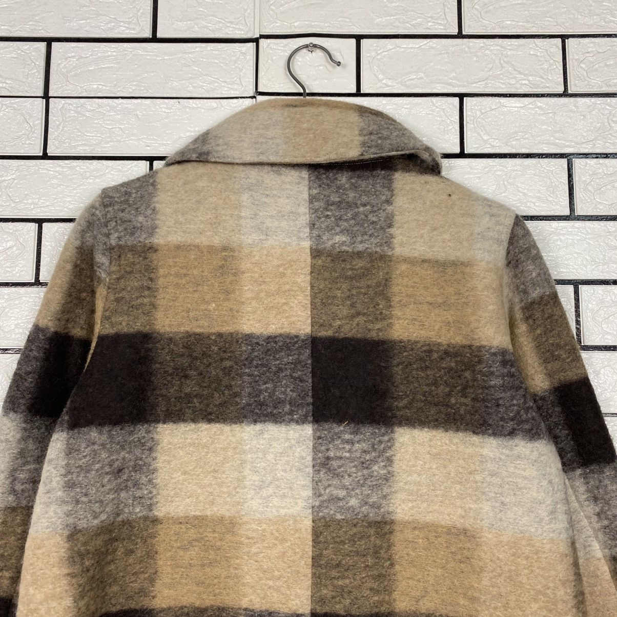 Japanese Brand 📌Vintage Wool Jacket Tartan Design Ehka Sopo Issey Miyake Size US M / EU 48-50 / 2 - 10 Thumbnail