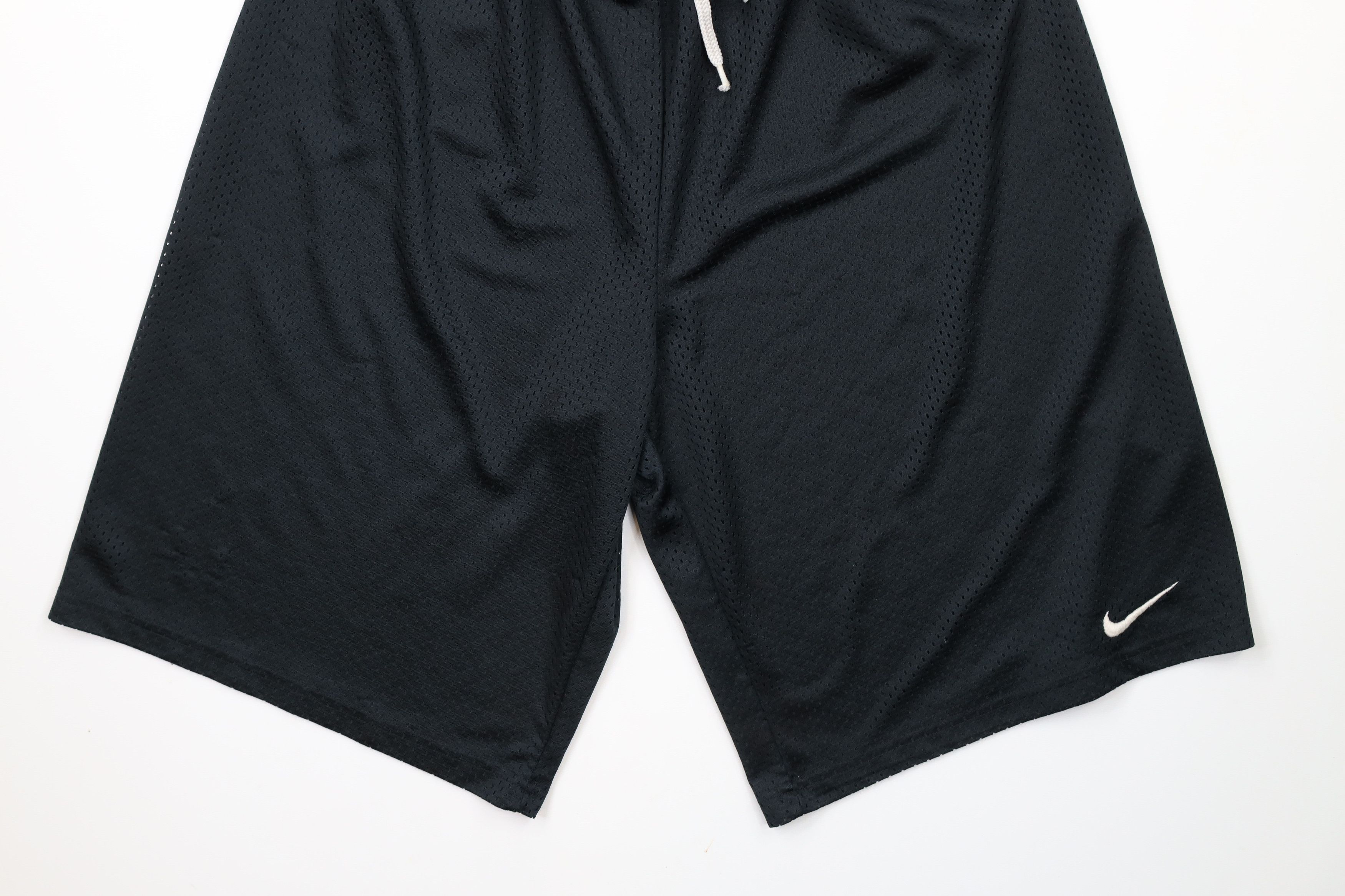 Nike × Vintage Vintage Nike Scott Mini Swoosh Above Knee Mesh Shorts Black Size US 30 / EU 46 - 4 Thumbnail