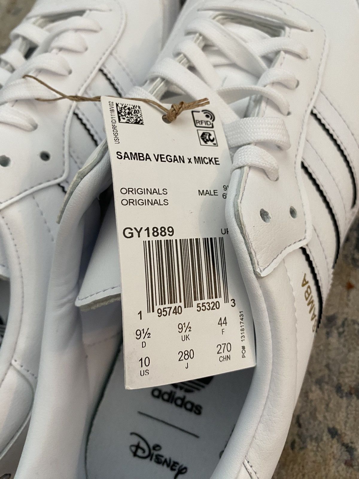 Adidas × Disney Disney Adidas Vegan Samba Sz 10 Size US 10 / EU 43 - 5 Thumbnail