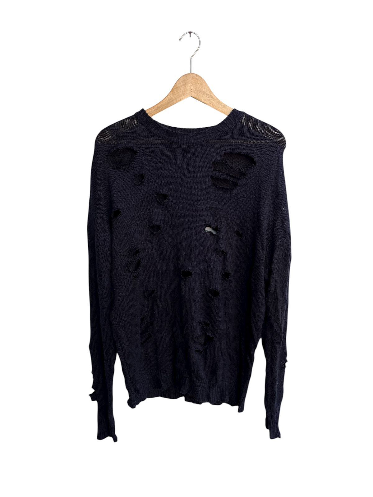 Japanese Brand Lowend Knitwear Distressed Longsleeve Punk Size US M / EU 48-50 / 2 - 1 Thumbnail