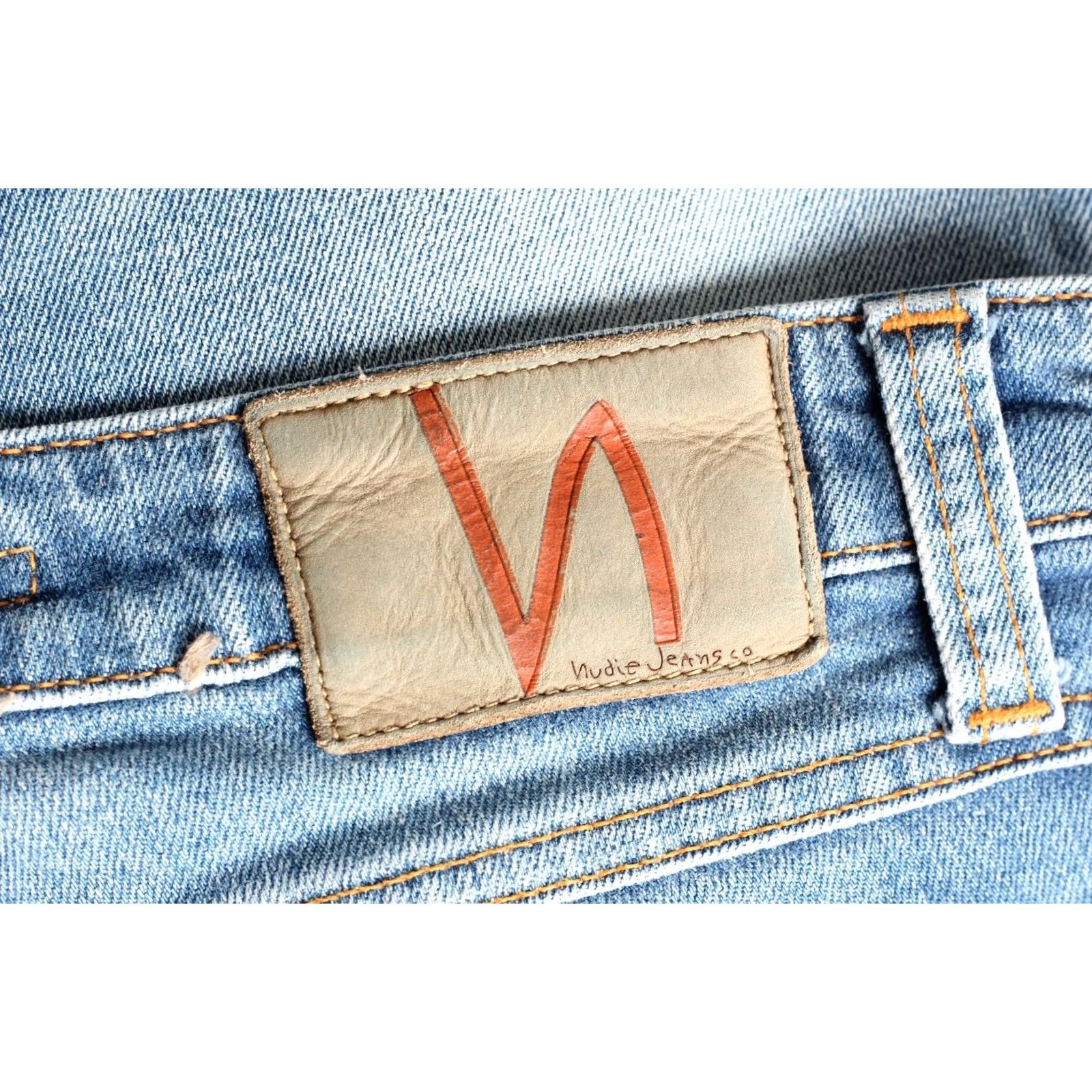 Nudie Jeans NUDIE JEANS SKINNY LIN Clean Stone Indigo Stretch Jeans Men W30 L32 DZ6370 Size US 30 / EU 46 - 3 Thumbnail