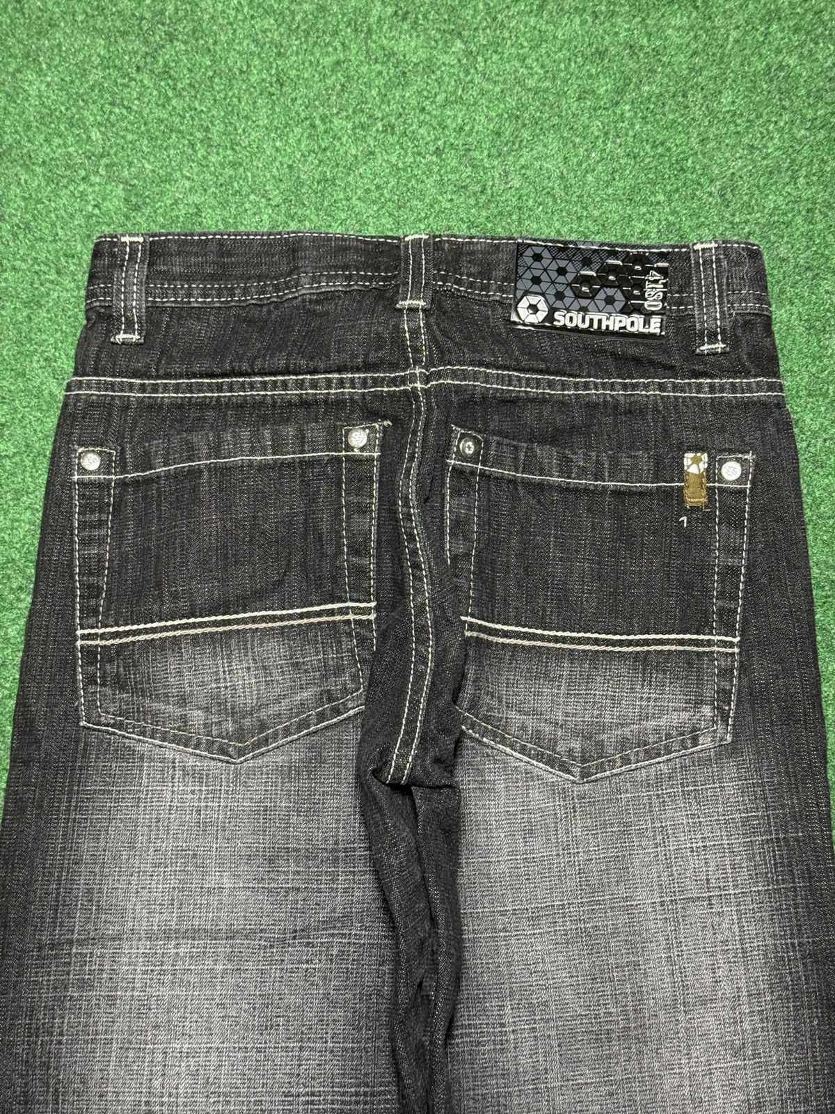 Southpole Y2K Southpole Baggy Hip Hop Grunge 27x25 Black Jeans Size 27" / US 4 / IT 40 - 2 Thumbnail