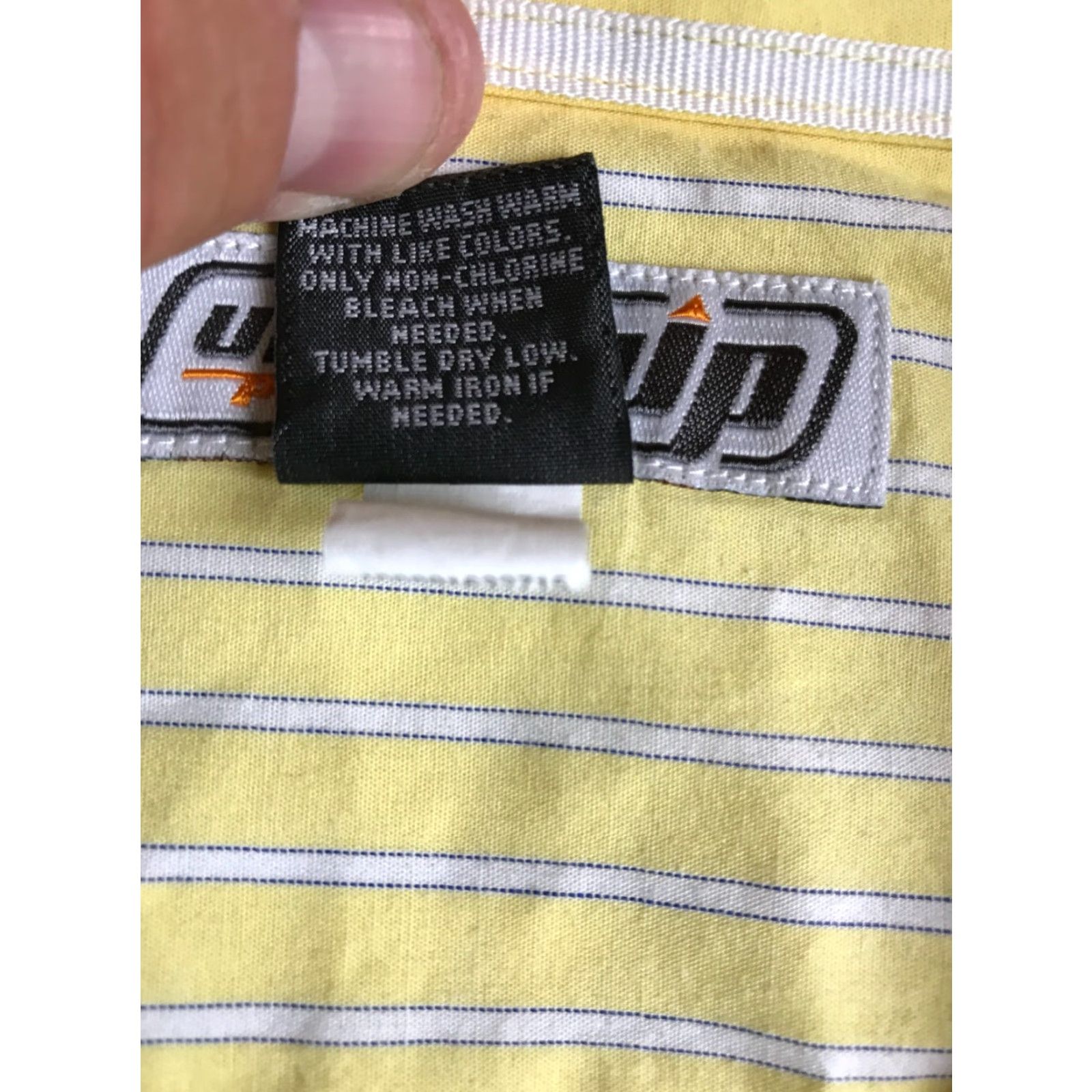Vintage Urban Pipeline Shirt, Men's Large, Striped, Button Up, White Yellow, NWT Size US L / EU 52-54 / 3 - 6 Thumbnail