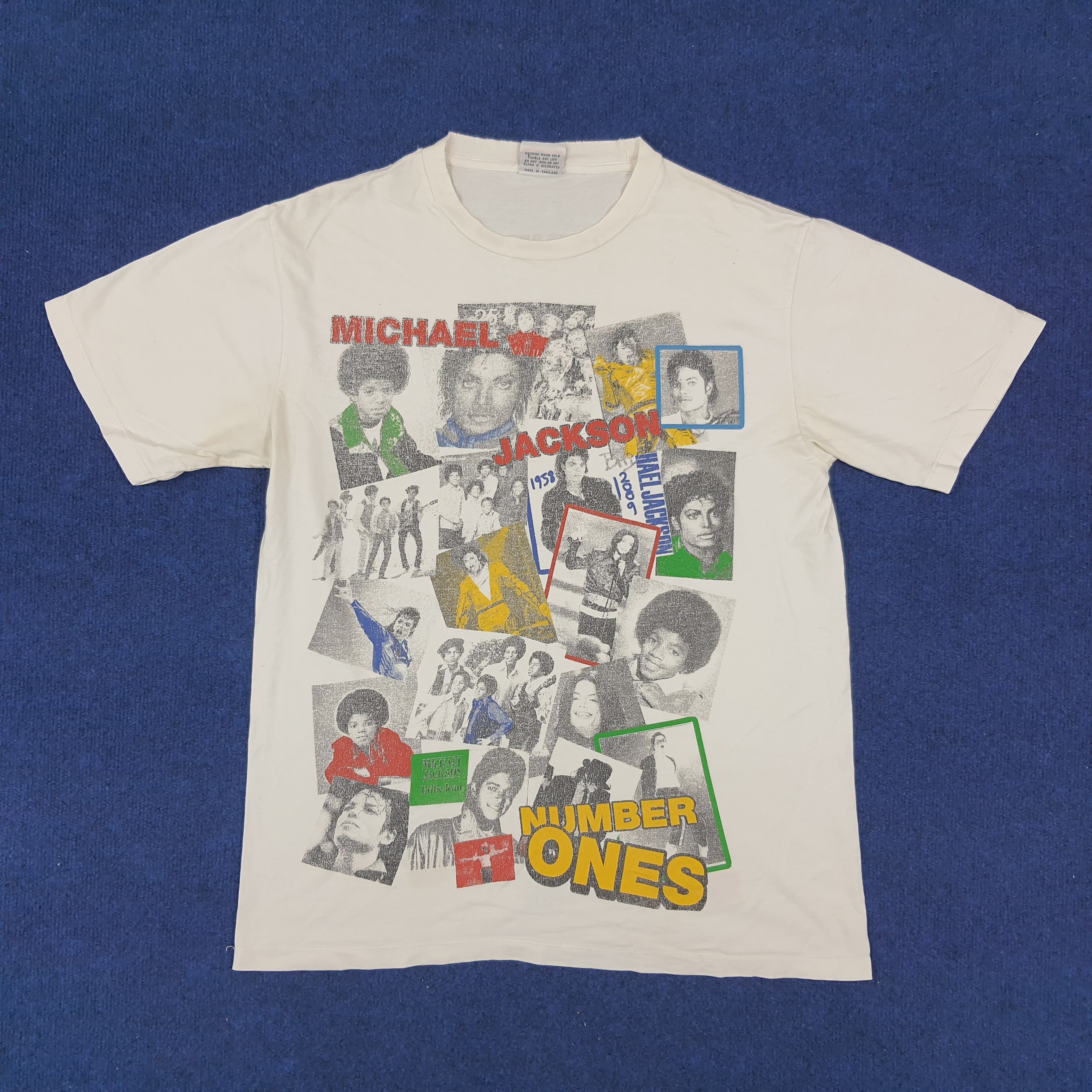 Michael Jackson × Vintage Vintage Michael Jackson Number One Pop Singer Tshirt Size US L / EU 52-54 / 3 - 1 Thumbnail