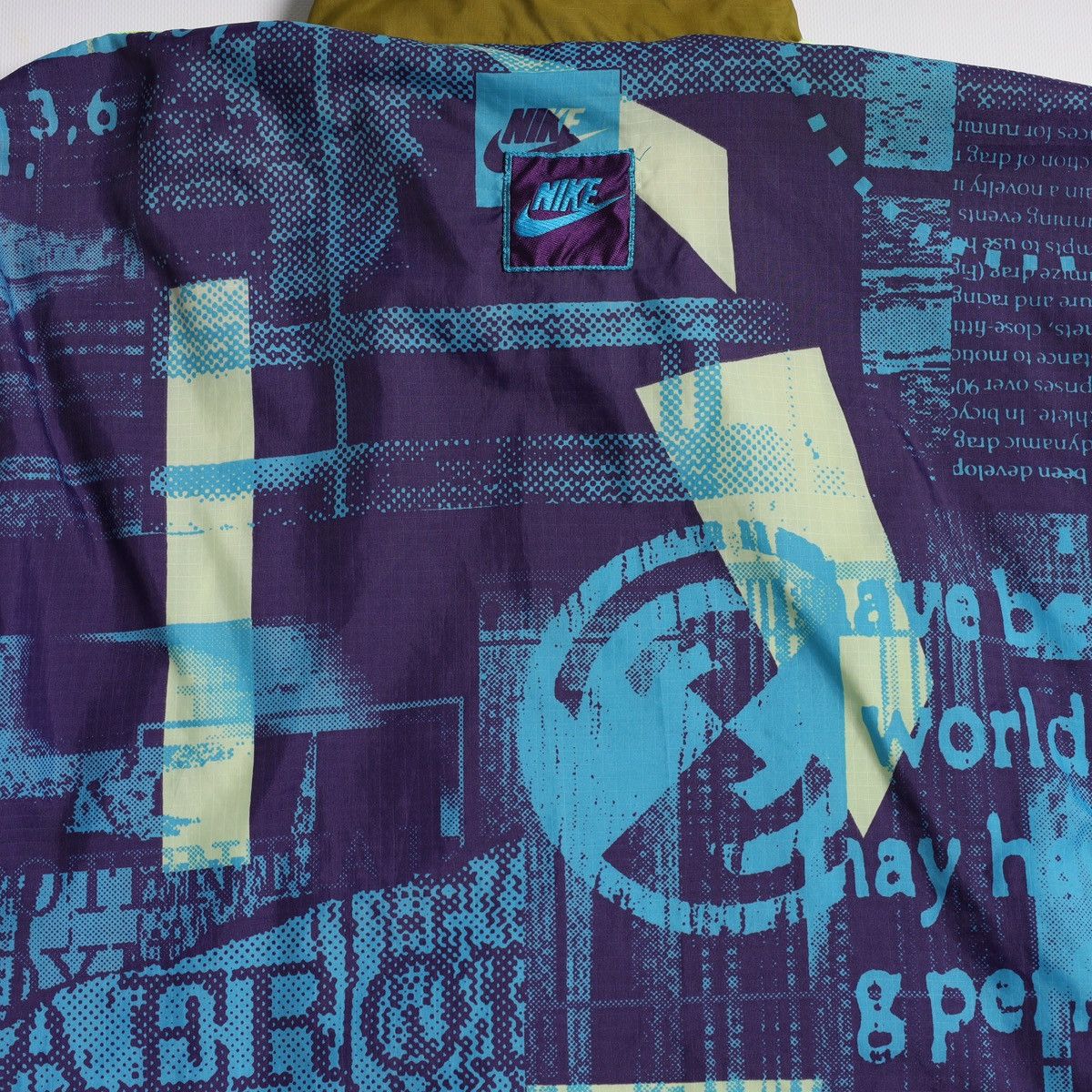 Nike Vintage Nike Maximal Power Multicolour Windbreaker Jacket Size US M / EU 48-50 / 2 - 14 Thumbnail