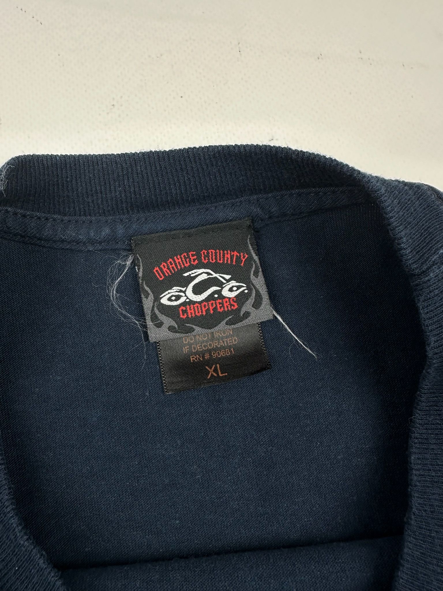 West Coast Choppers Vintage Y2K Orange County Choppers Graphic Tee Size US XL / EU 56 / 4 - 4 Thumbnail