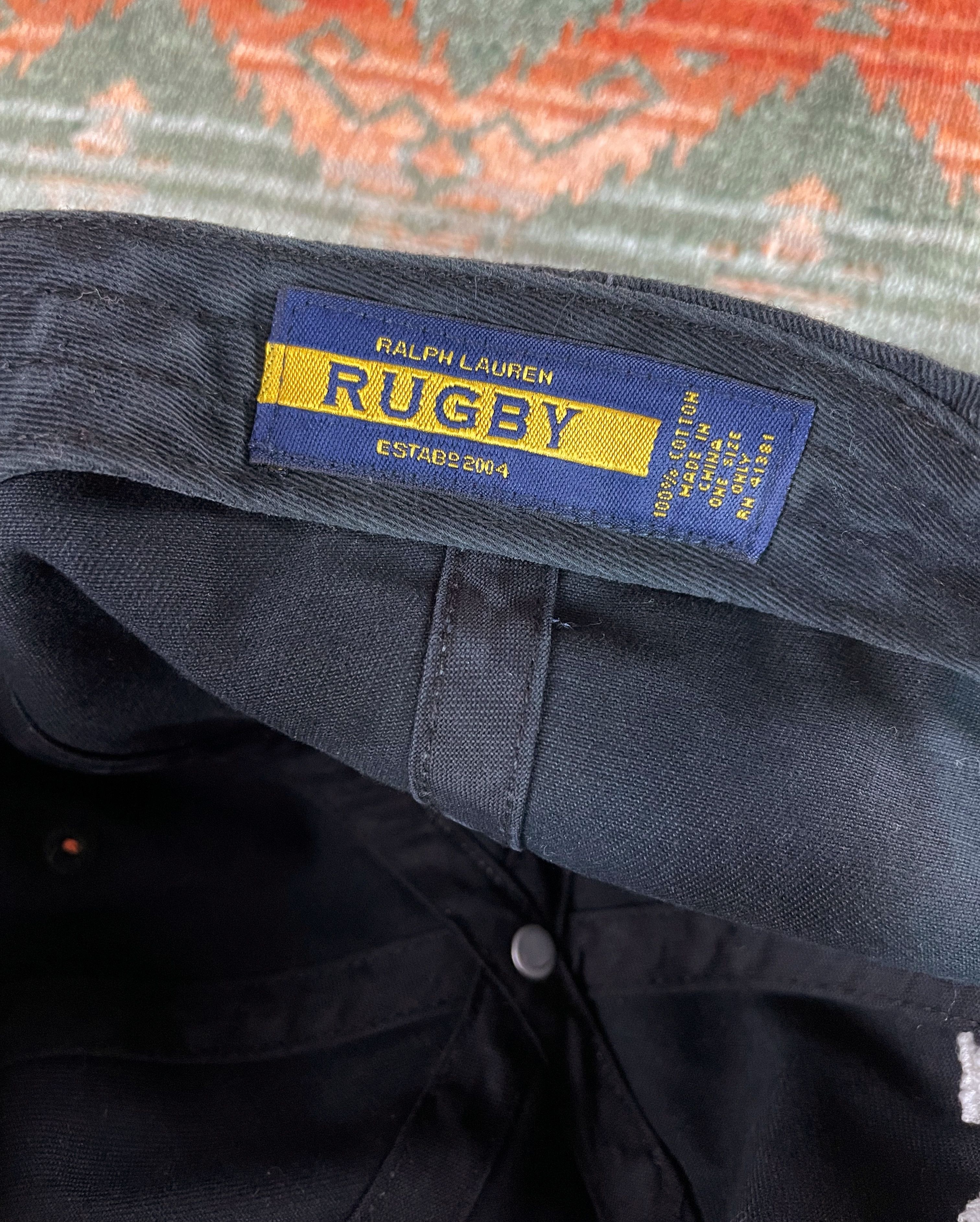 Ralph Lauren × Rugby Ralph Lauren Ralph Lauren Rugby Leather Baseball Hat Cap Size ONE SIZE - 7 Thumbnail