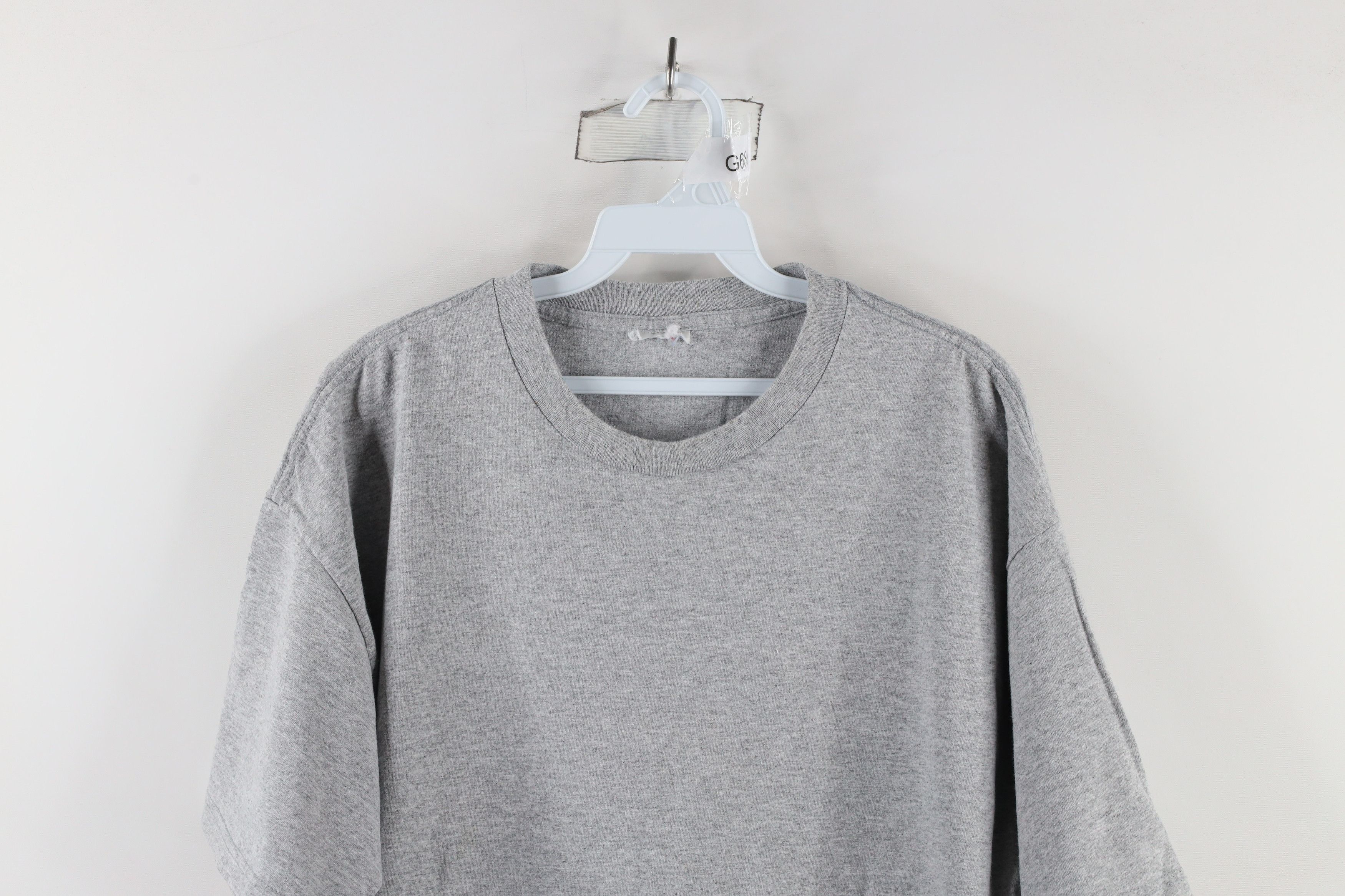 Vintage Vintage 90s Streetwear Heavyweight Short Sleeve T-Shirt Gray Size US L / EU 52-54 / 3 - 2 Thumbnail