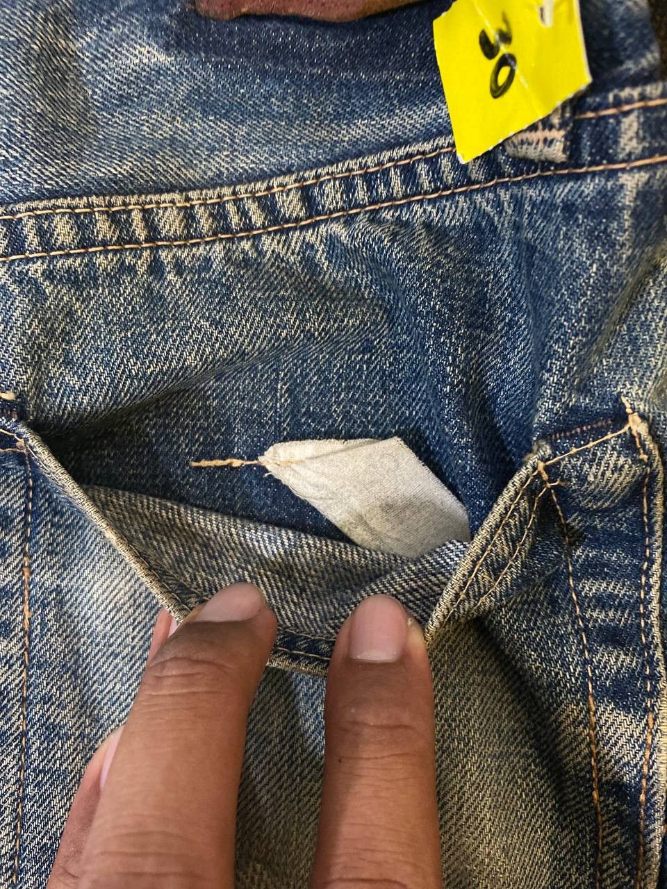 Denime vintage denime shashiko selvedge denim nice design Size US 30 / EU 46 - 7 Thumbnail