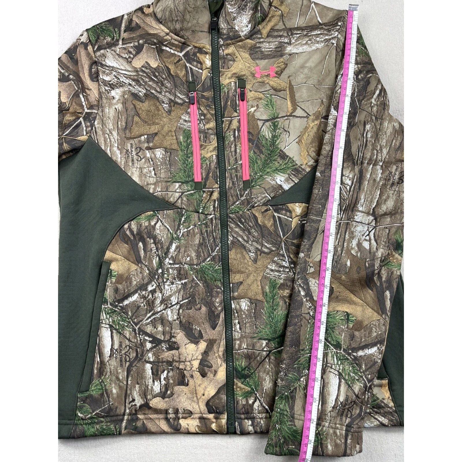 Under Armour Under Armour Jacket Women RealTree Scent Control UA Storm Full Zip Breathable Multicolor Pink Size M Womens Size M / US 6-8 / IT 42-44 - 7 Thumbnail