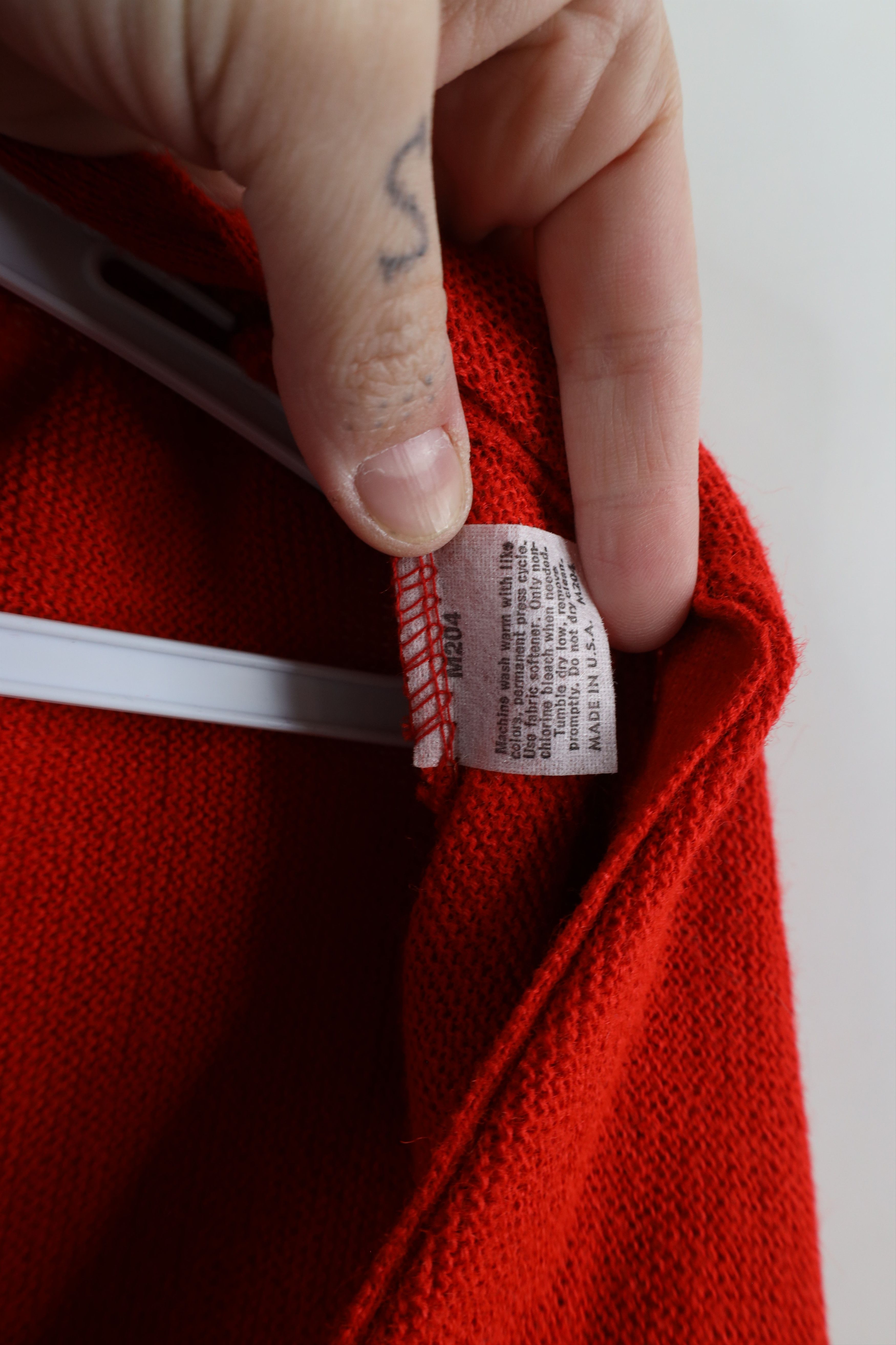 Vintage Vintage 70s Streetwear Knit Button Cardigan Sweater Red USA Size US M / EU 48-50 / 2 - 7 Thumbnail