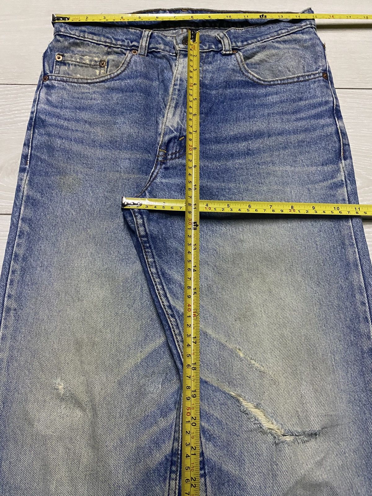 Levi's Vintage Levis 606 Faded Wash Taperred Leg Jeans Size US 30 / EU 46 - 13 Thumbnail