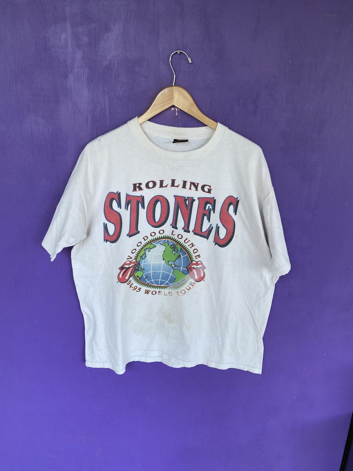 Vintage 94/95 Rolling stones voodoo lounge tour tee