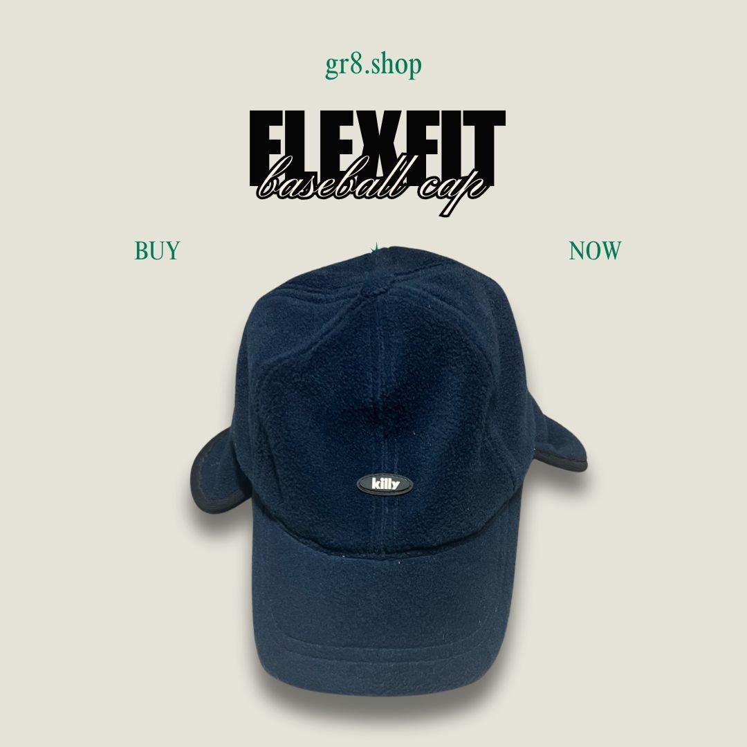 Other Killy Flexfit Navy Fleece Baseball Cap Unisex One Size Adjus Size ONE SIZE - 1 Thumbnail