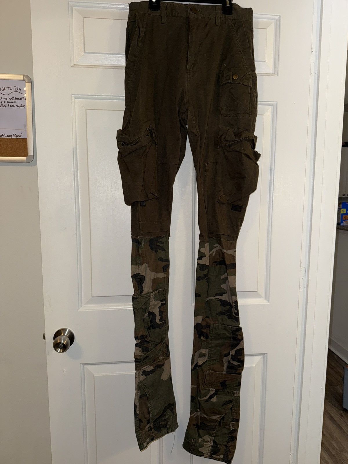 Other stacked army cargo pants Size US 36 / EU 52 - 1 Thumbnail