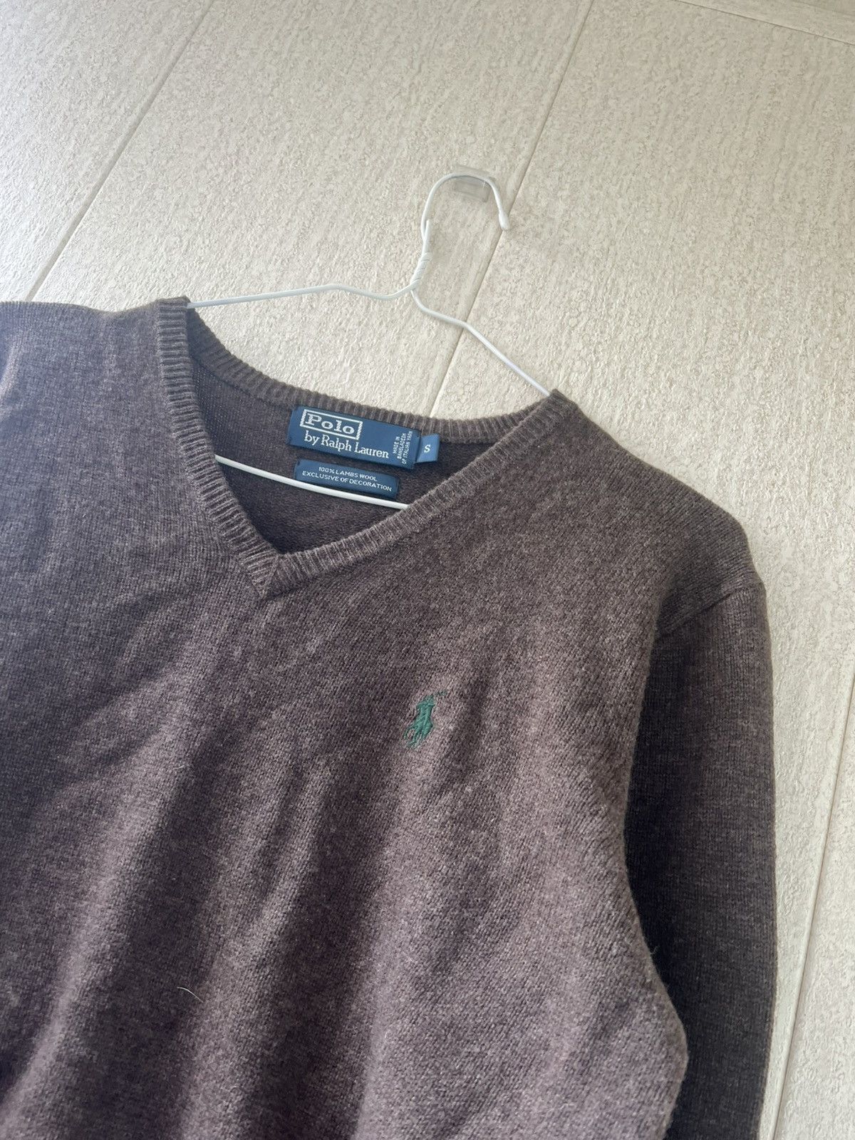 Polo Ralph Lauren Vintage Polo Ralph Lauren Sweater Knitted Brown 90s Size US S / EU 44-46 / 1 - 2 Thumbnail