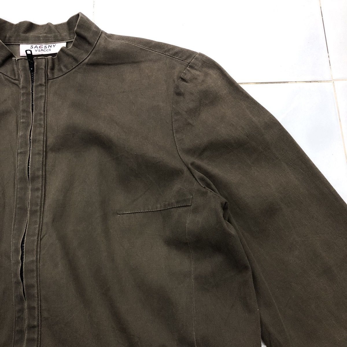 Yohji Yamamoto By Yohji Yamamoto, Y’Saccs Army Green Light Jacket Size US S / EU 44-46 / 1 - 9 Thumbnail