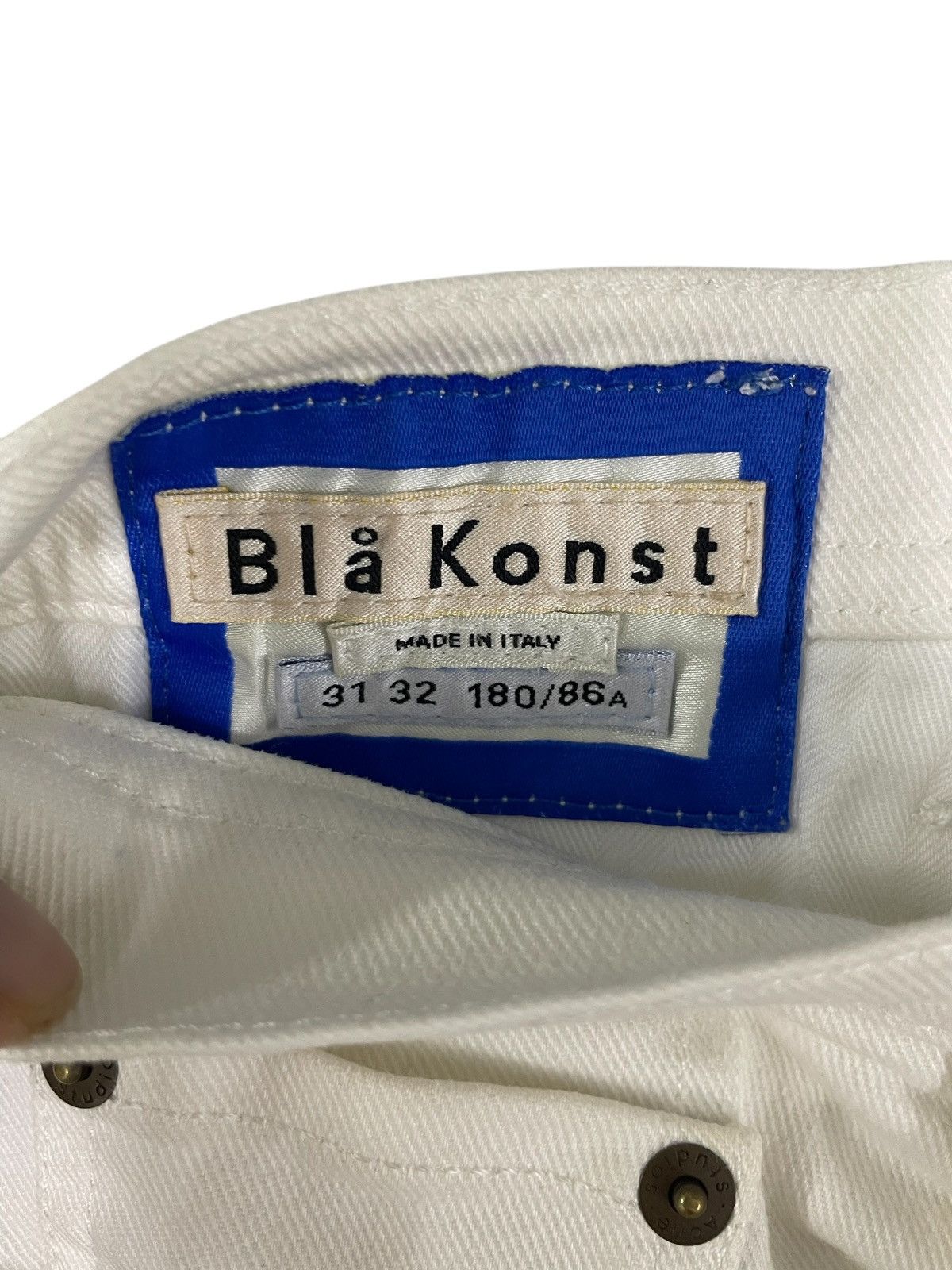 Acne Studios Acne Studios Bla Konst Offwhite Jeans Size US 32 / EU 48 - 4 Thumbnail