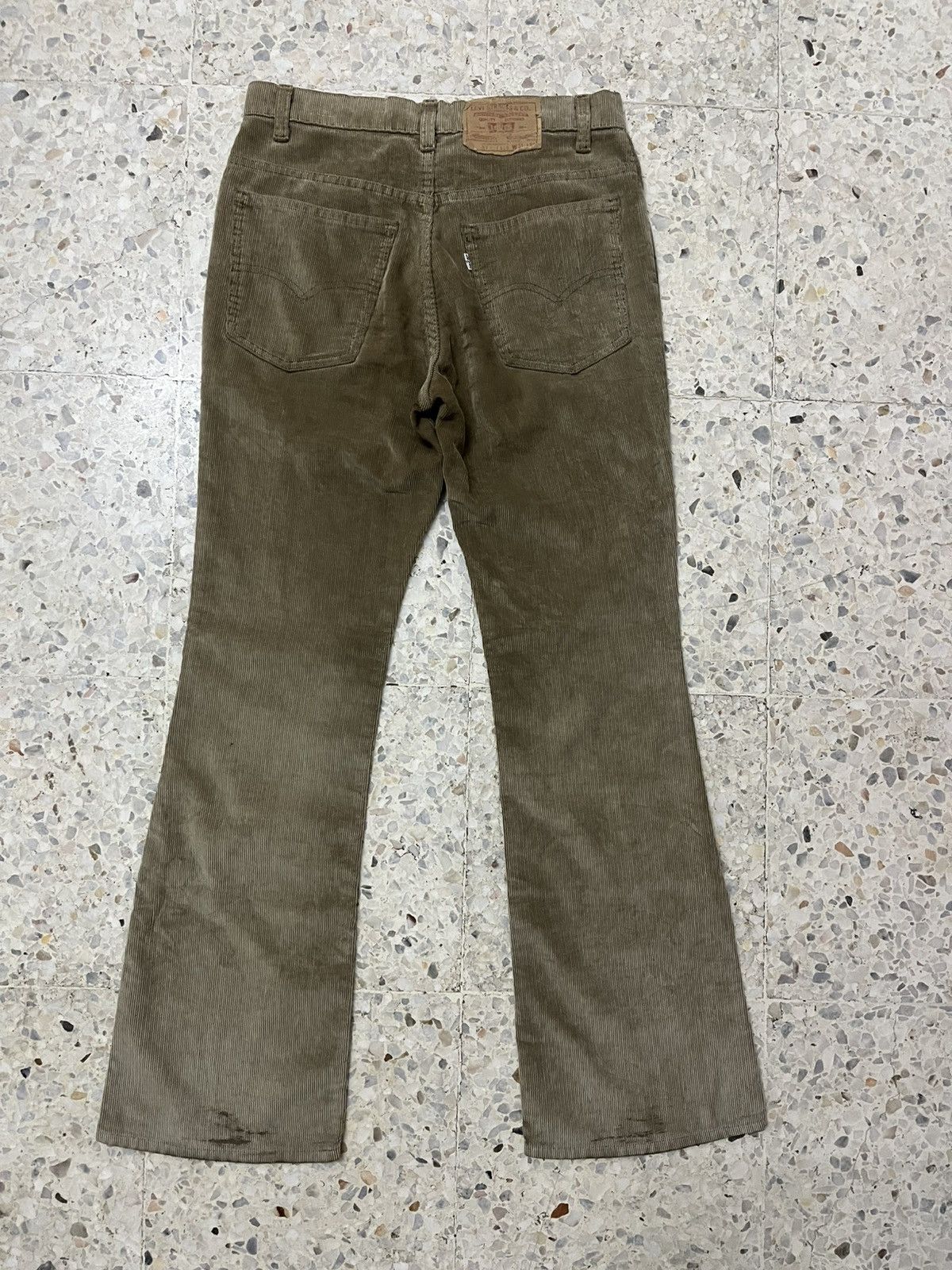 Vintage 80's Levi's 517 corduroy flared bootcut jeans