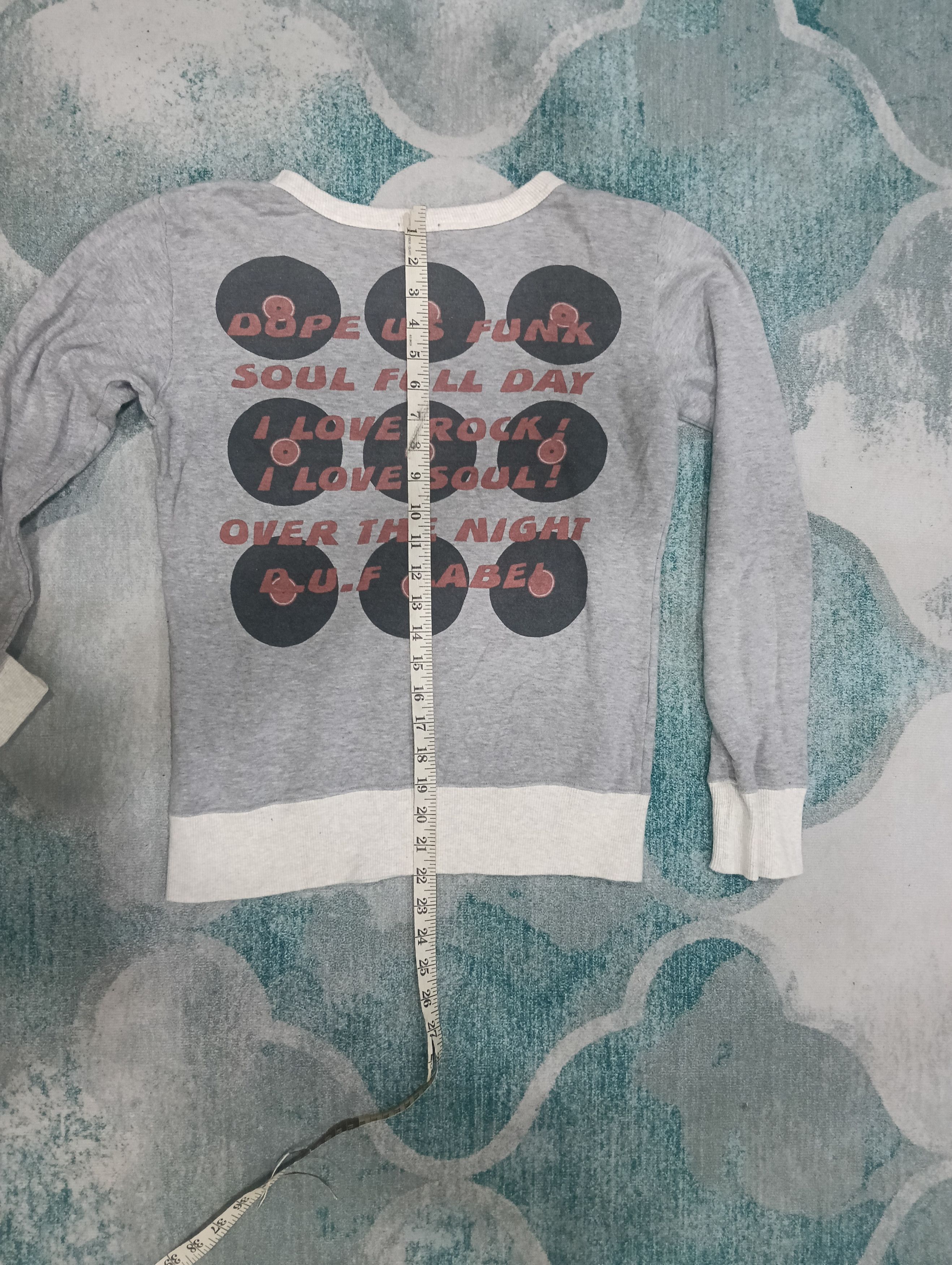 Hysteric Glamour × Japanese Brand Duf Sweatshirt Made In Japan Size M / US 6-8 / IT 42-44 - 10 Thumbnail