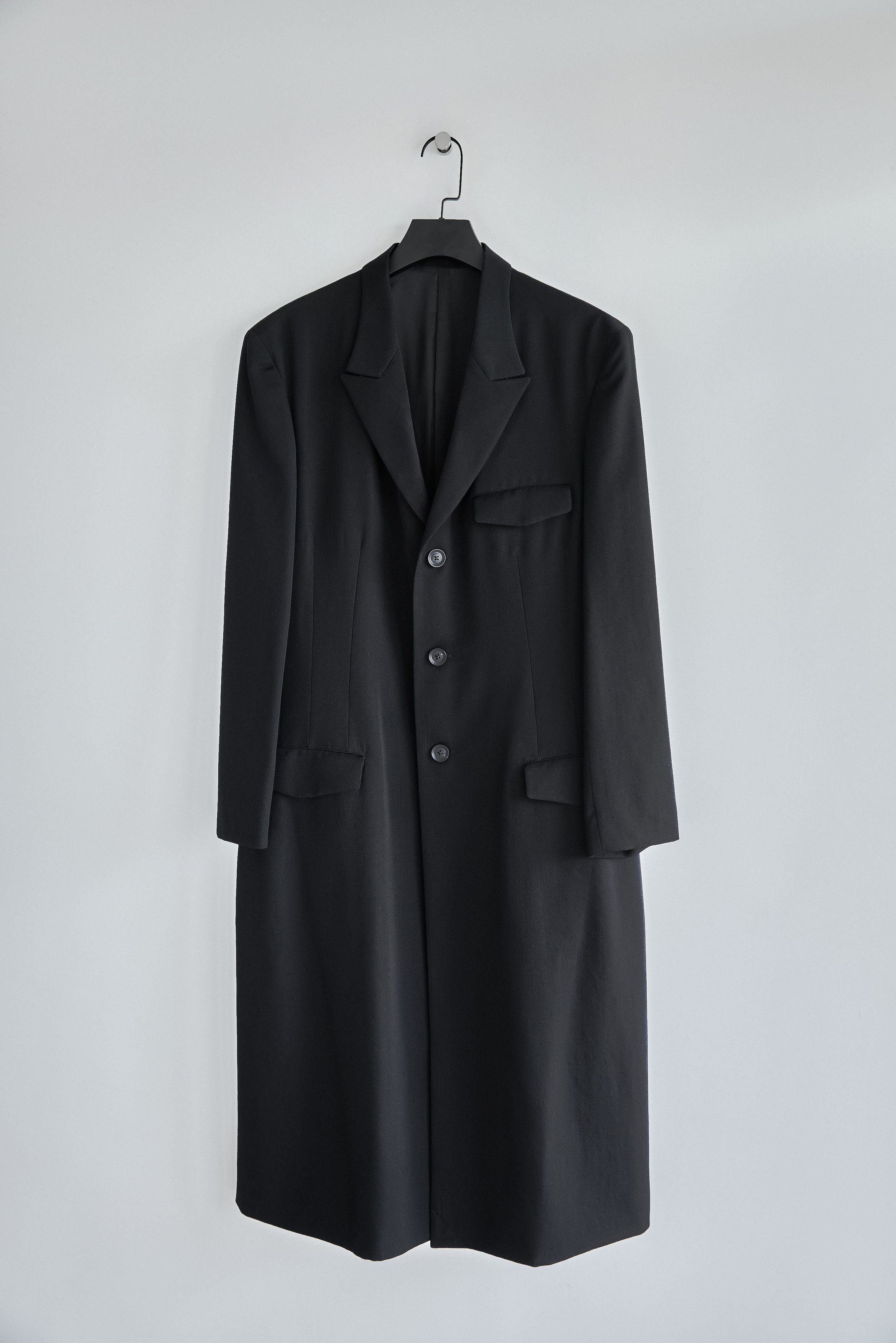 Yohji Yamamoto Yohji Yamamoto Pour Homme 19AW - 3B Peaked lapel Jacket Size US M / EU 48-50 / 2 - 6 Thumbnail