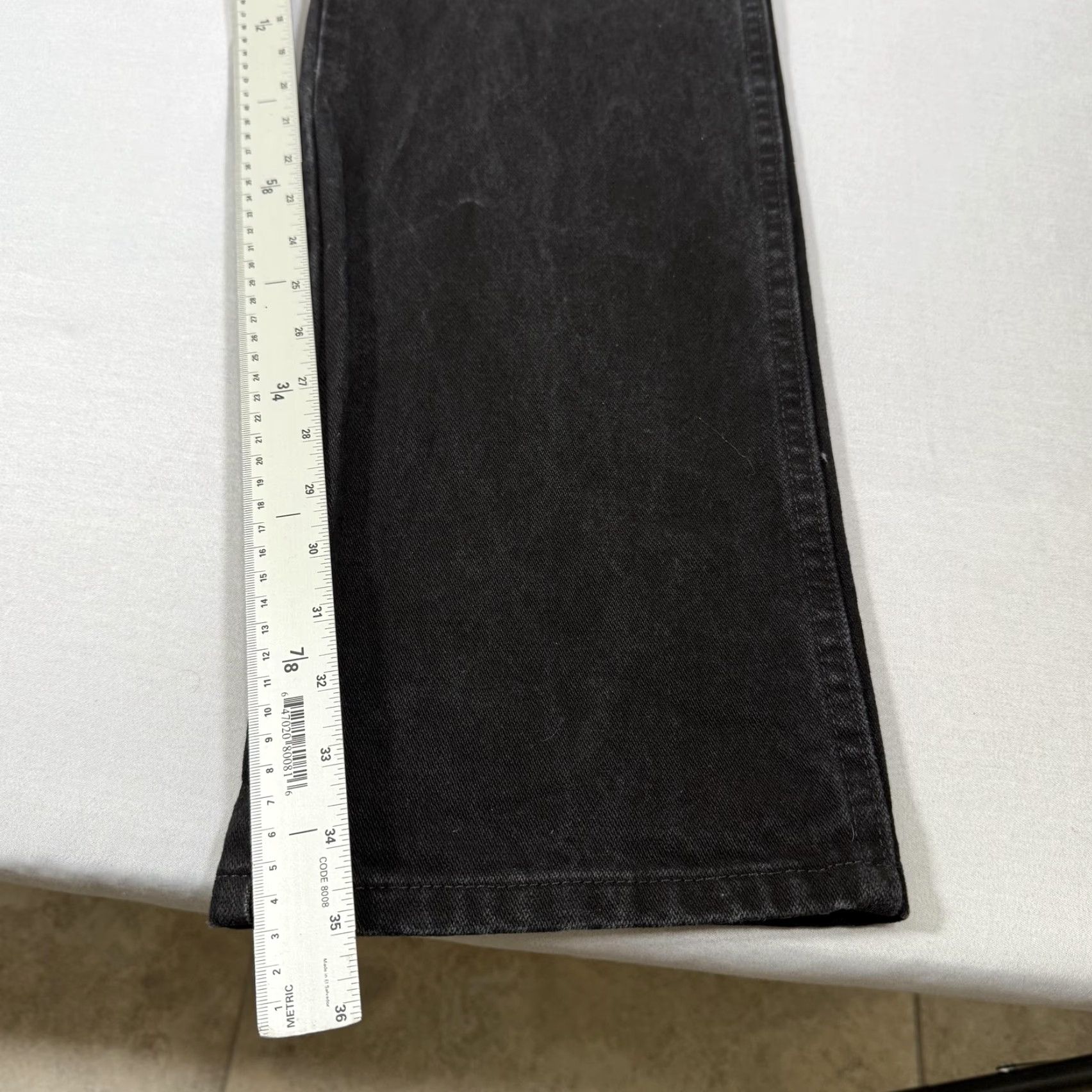 Wrangler Wrangler Jeans Men 36x34 Black 13MWZ Straight Fit Denim Pants Western Cowboy Cut Mens Size US 36 / EU 52 - 4 Thumbnail
