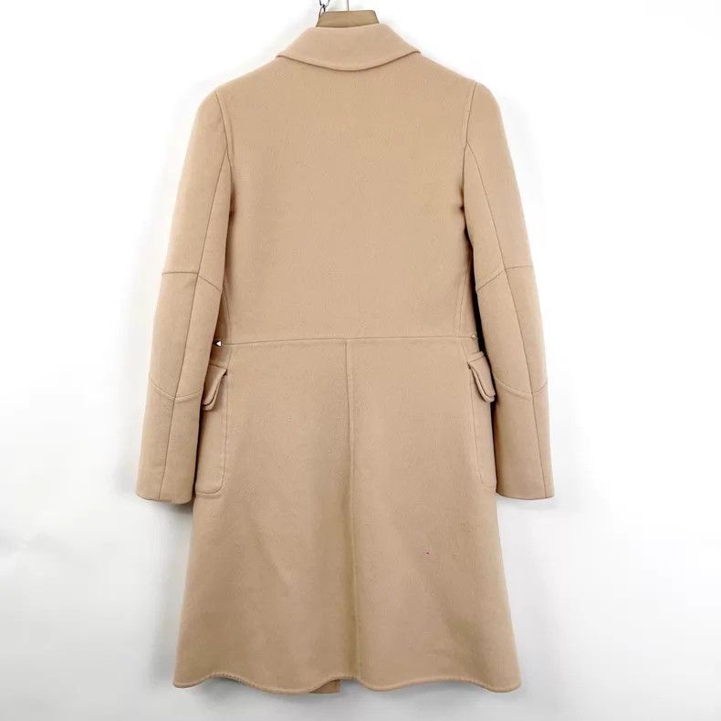 Versace Versace Pink rivets decorate the woolen coat Size M / US 6-8 / IT 42-44 - 2 Thumbnail