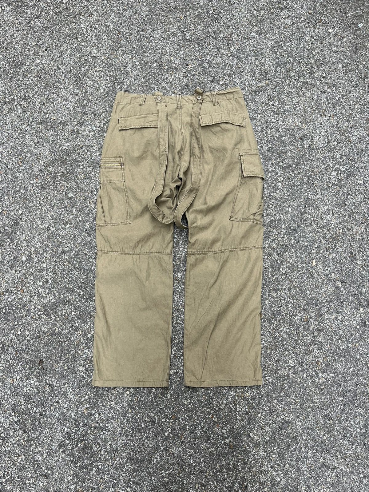 Number (N)ine Japanese Brand Cargo Pants Suspender Goa Style Size US 32 / EU 48 - 10 Thumbnail
