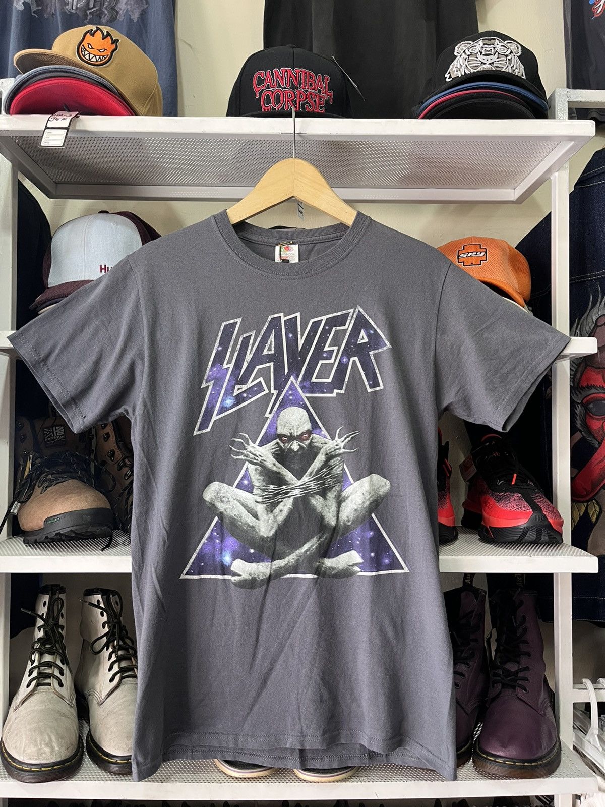 Band Tees Slayer Triangle Demon Herren T-shirt Size US S / EU 44-46 / 1 - 1 Thumbnail