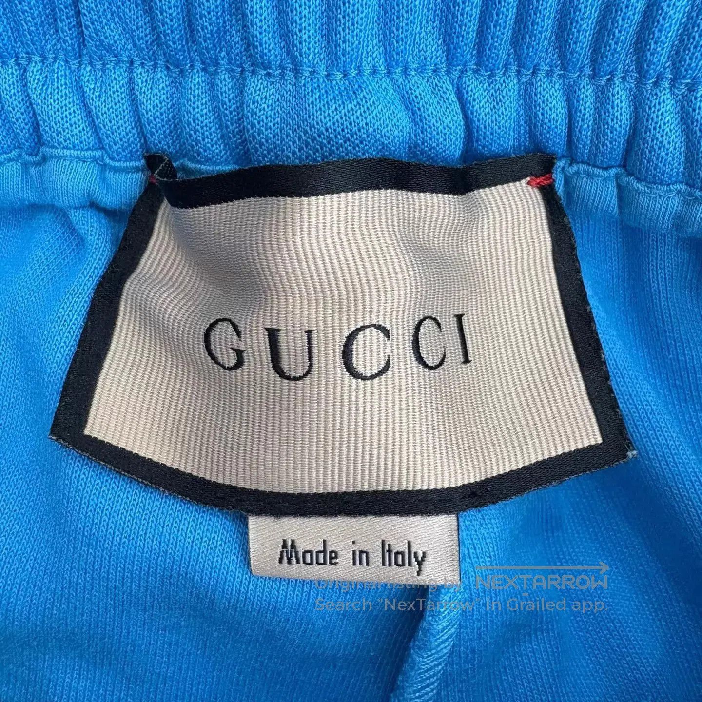Gucci Blue Striped Jogger Pants with Cuffed Ankles. Size US 28 / EU 44 - 3 Thumbnail