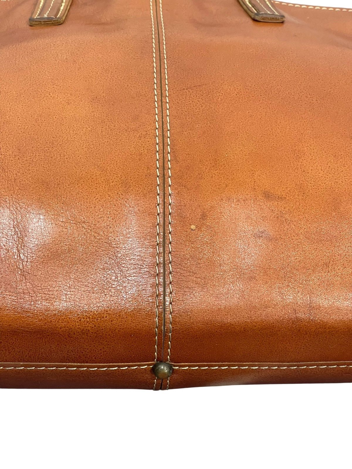 Leather Full Leather Artisan Deux Moncx Japan Tote Bag 6🟩 Size ONE SIZE - 6 Thumbnail