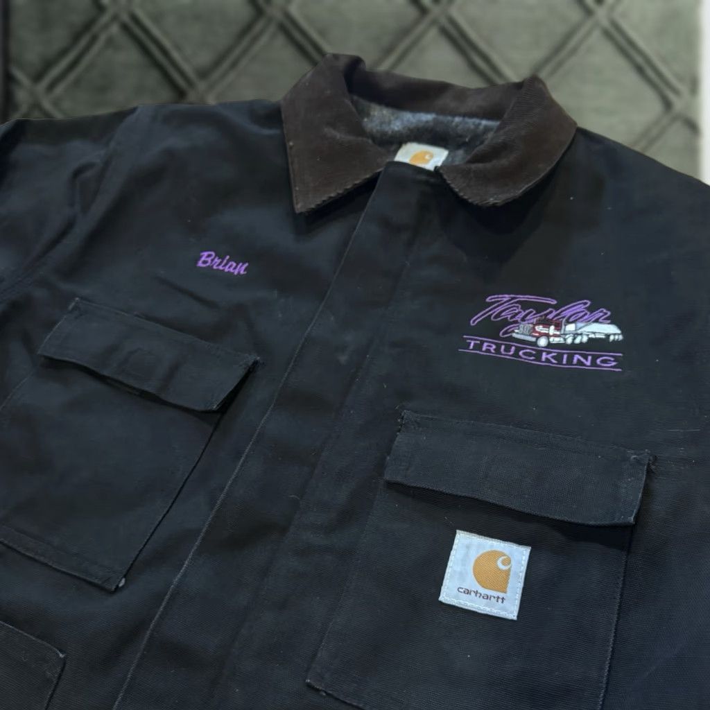 Carhartt Carhartt C03 Full Zip Black Canvas Work Jacket - Detroit USA Made - XL Men's Size US XL / EU 56 / 4 - 1 Thumbnail