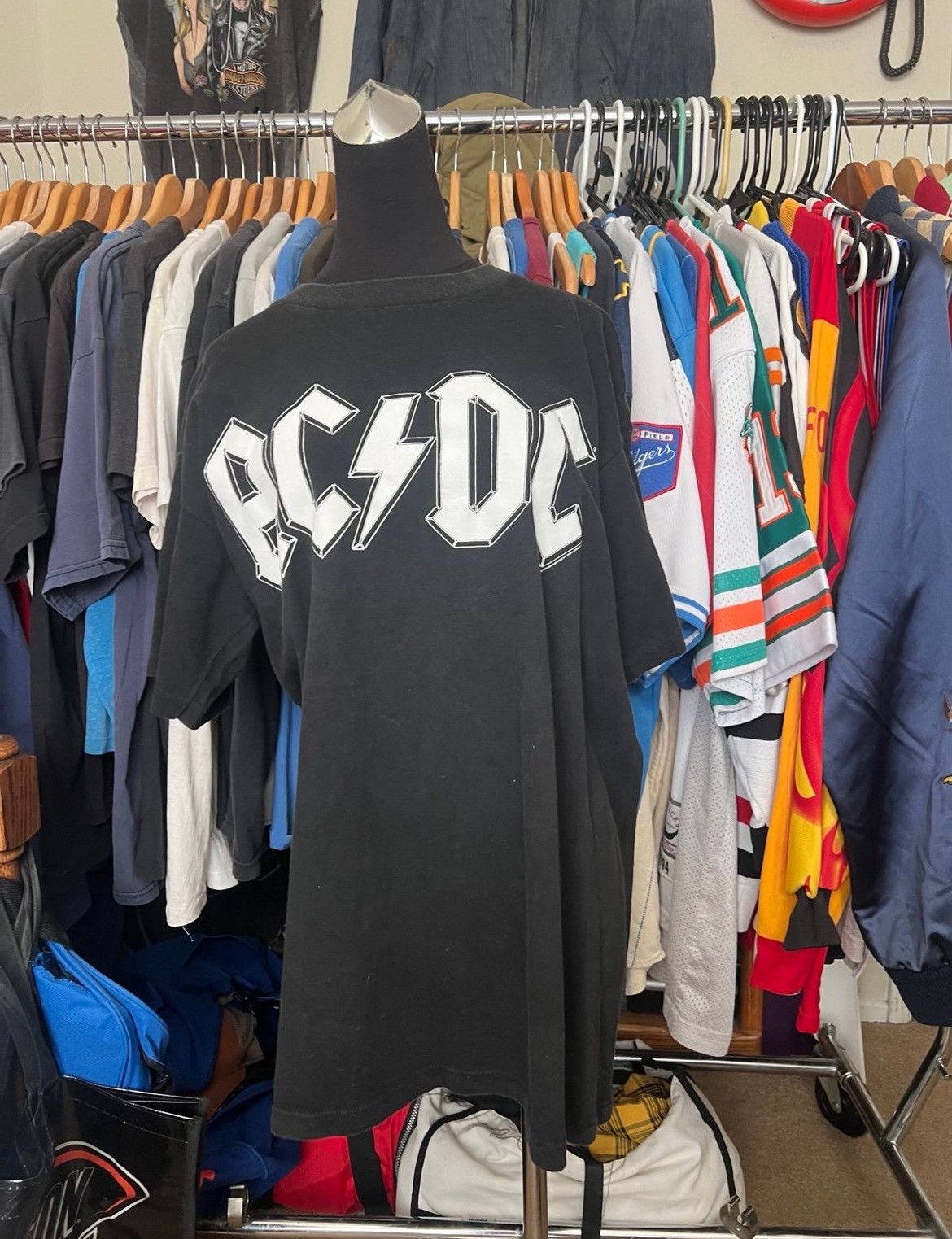 90s AC/DC ball breaker tour t shirt size L