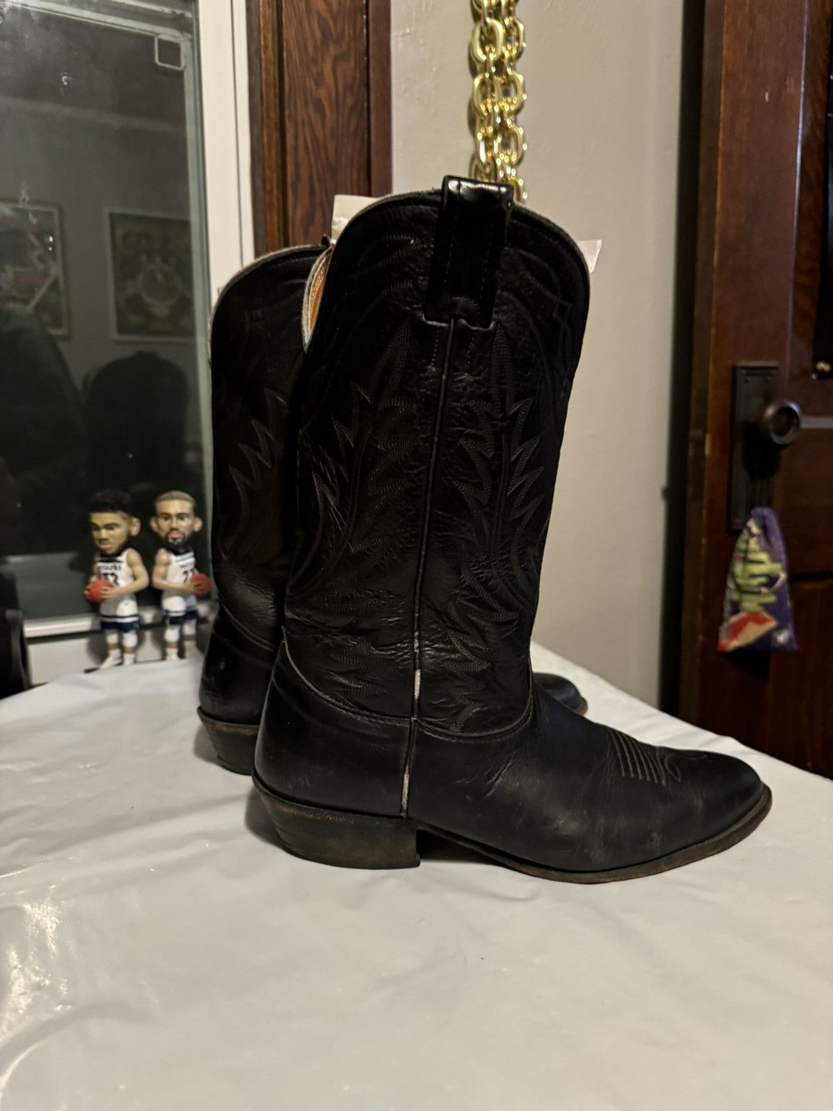 Bottes de cowboy homme Nocona taille 8D fabriquées au Texas en cuir