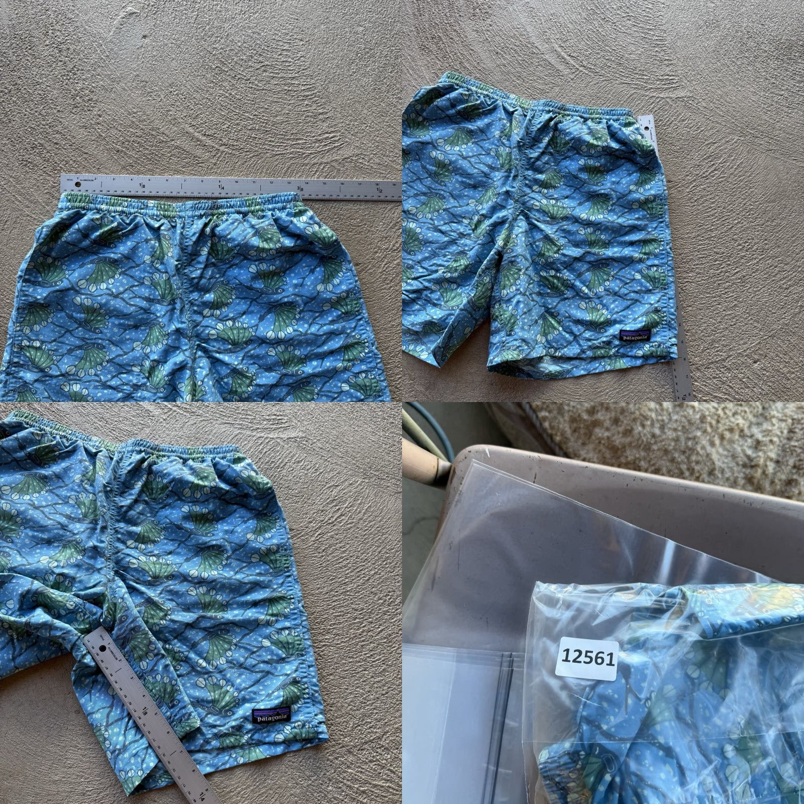 Patagonia Patagonia Mens Small Blue Baggies Shorts Ocean Swim Trunks Outdoor Lined Size US 29 - 8 Thumbnail