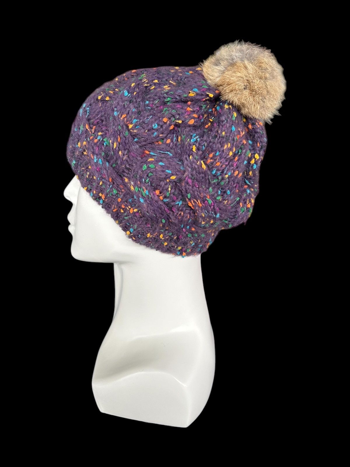 Japanese Brand × Kapital × Vintage Crochet knitted Japanese Style Beanie Hats ☠️☠️ Size ONE SIZE - 2 Thumbnail