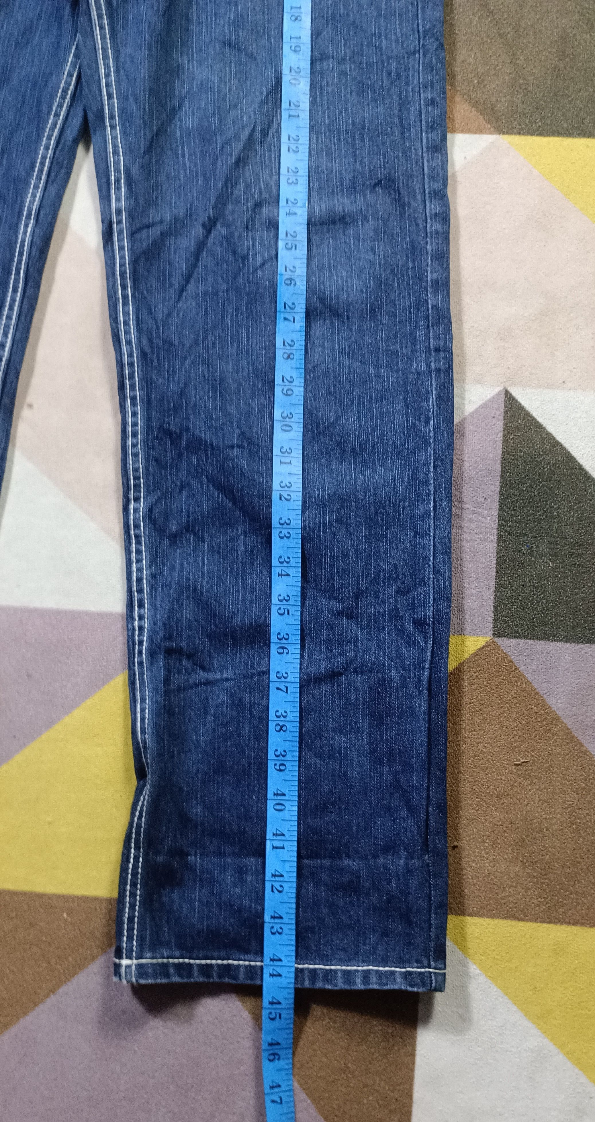 Japanese Brand Nakane Yasu Blok Design Denim style Travis Scott Size US 32 / EU 48 - 17 Thumbnail