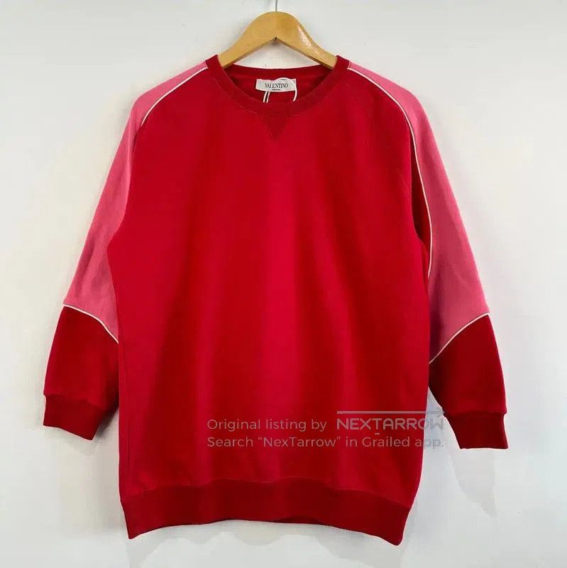 Valentino Valentino Red Cotton Women's Sweatshirt . Size XS / US 0-2 / IT 36-38 - 1 Thumbnail