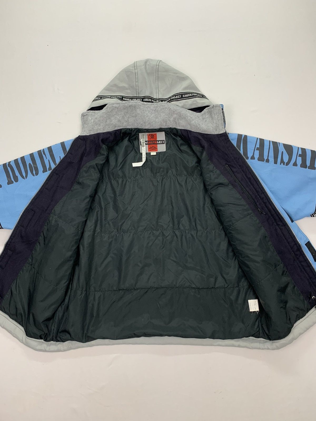 Japanese Brand × Kansai Yamamoto Rare!! Vintage 90s Kansai Project Block Colour Bomber Jacket Size US M / EU 48-50 / 2 - 4 Thumbnail