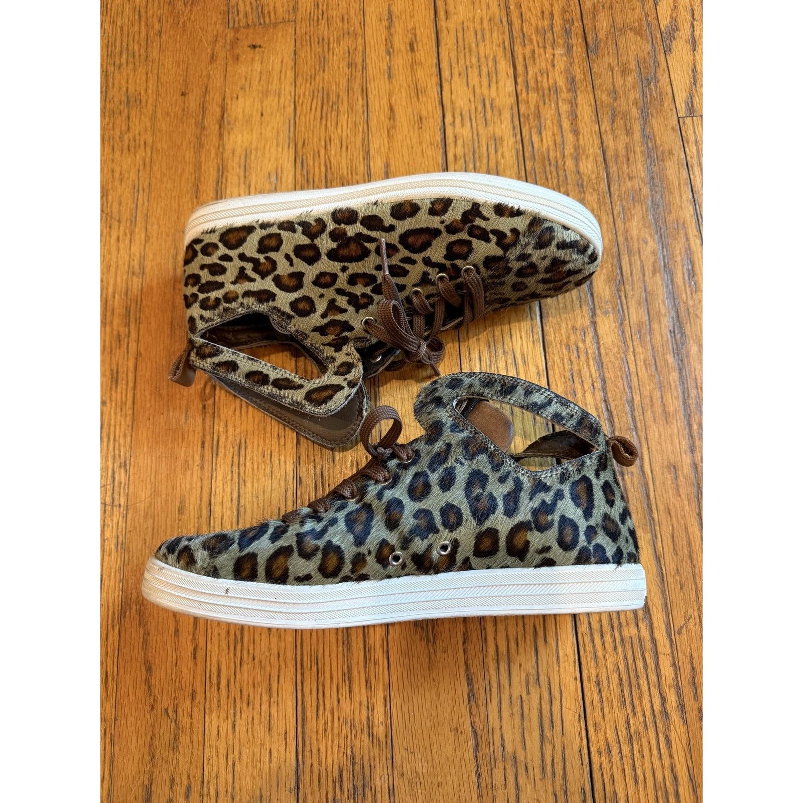 Gourmet Gourmet NFN Shoes Size 8.5 Leopard Print High Top Brown Size US 8.5 / IT 38.5 - 1 Thumbnail