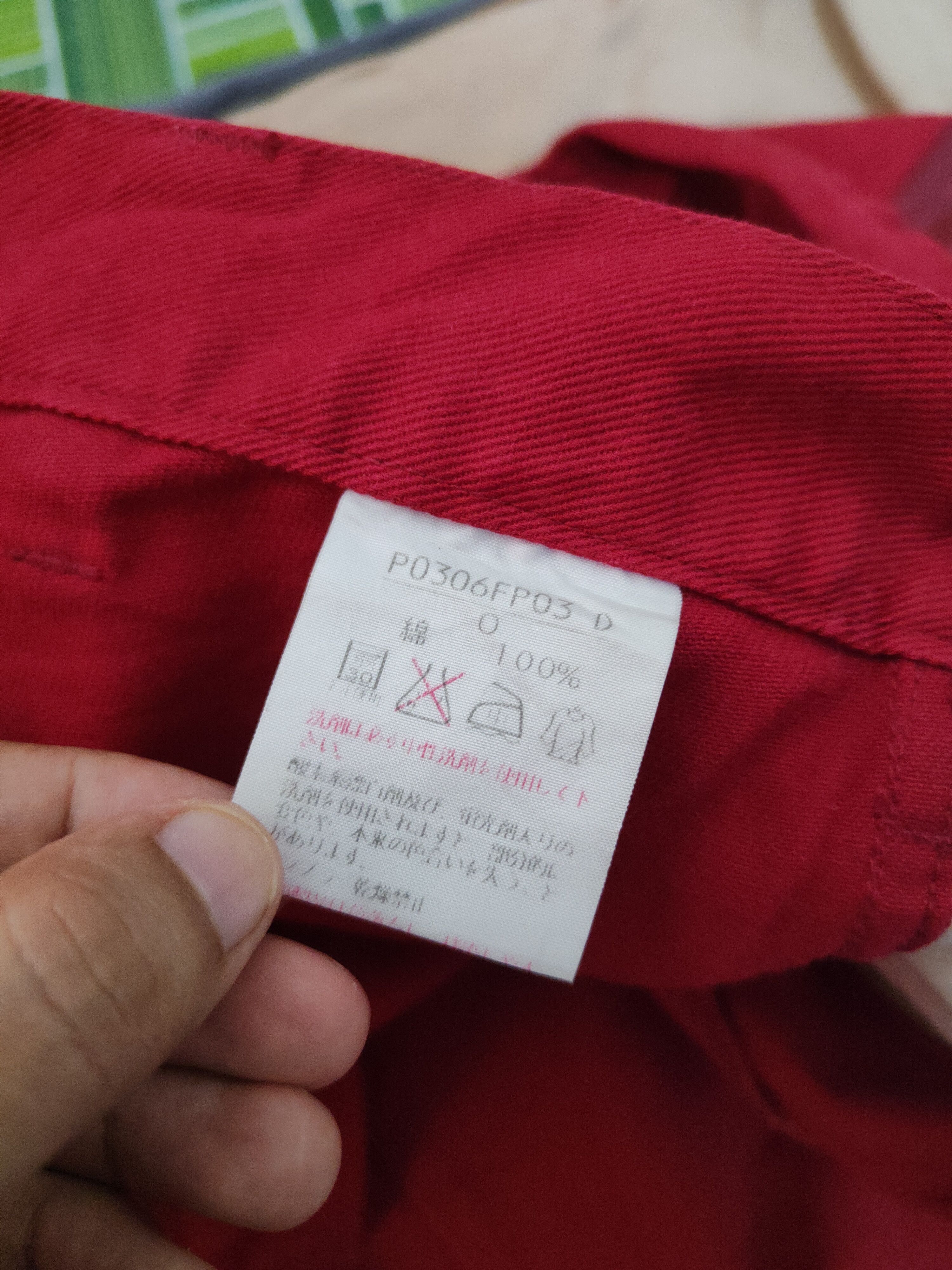 Japanese Brand Karl Helmut Red Multipocket Soft Denim #S1323 Size US 34 / EU 50 - 17 Thumbnail