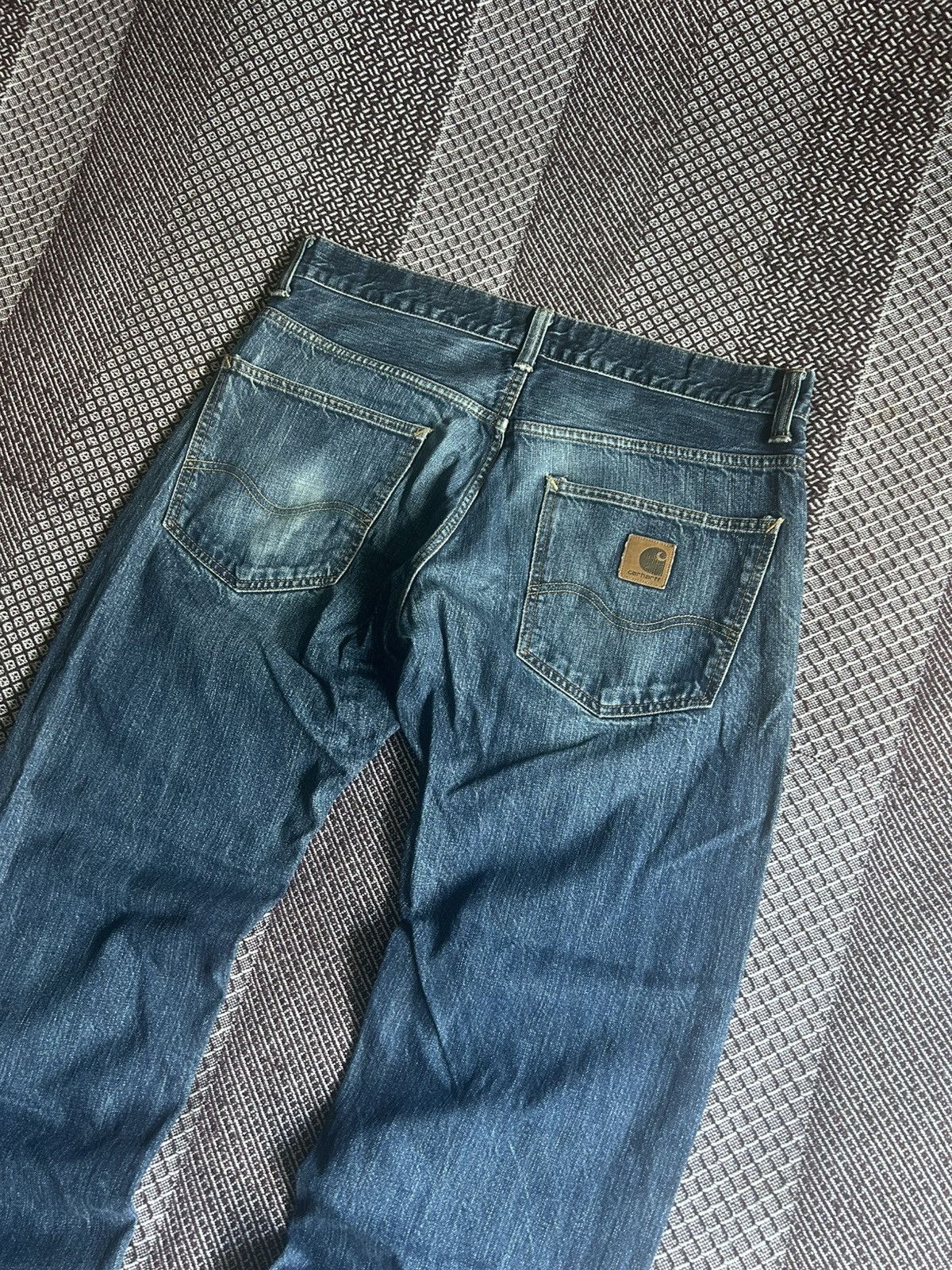 Carhartt Vintage Carhartt Bronco Pant Jeans Distressed Size 34 Baggy Size US 34 / EU 50 - 4 Thumbnail